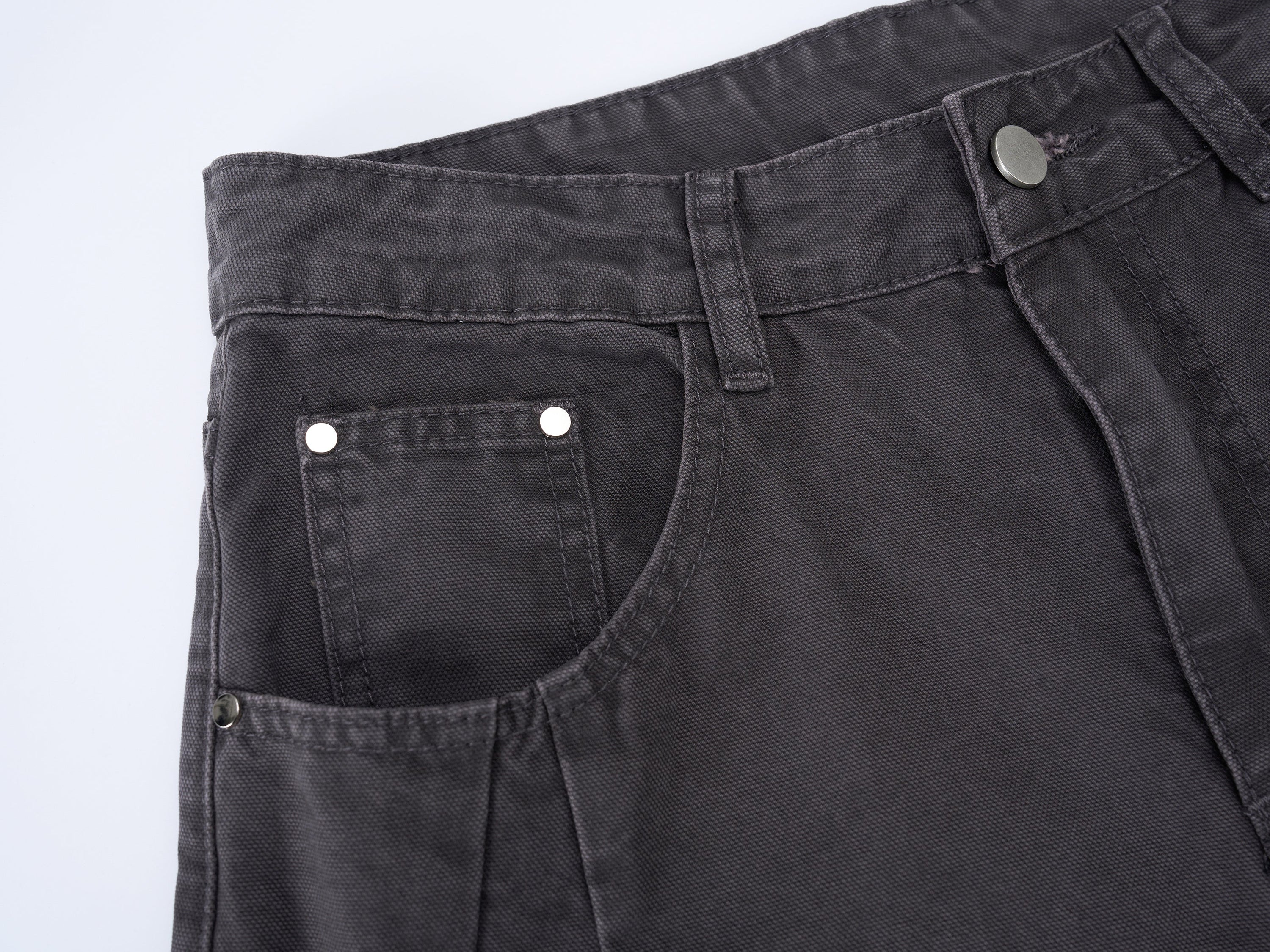 Structured Panel Barrel Wide-Leg Jeans | 100% Cotton
