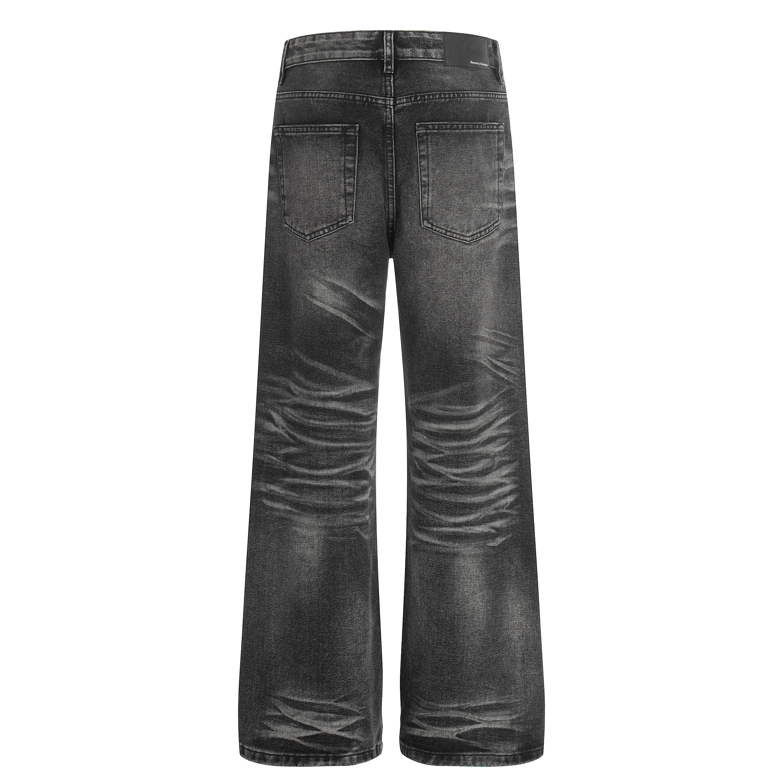 Omirad Washed Wide-Leg Denim Pants | Athletic Blend
