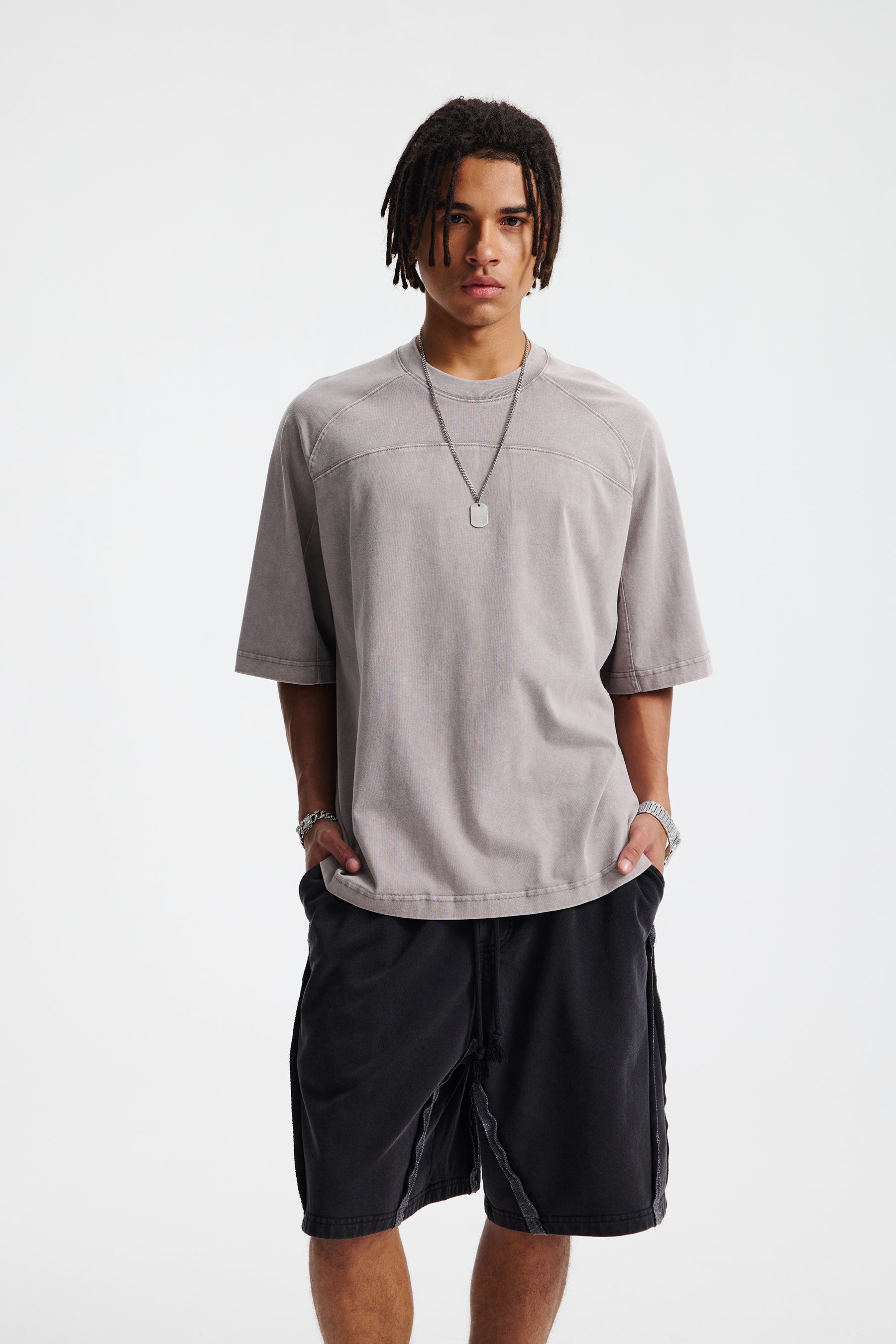 Omirad Vintage Washed Oversized Cotton T-Shirt | Streetwear