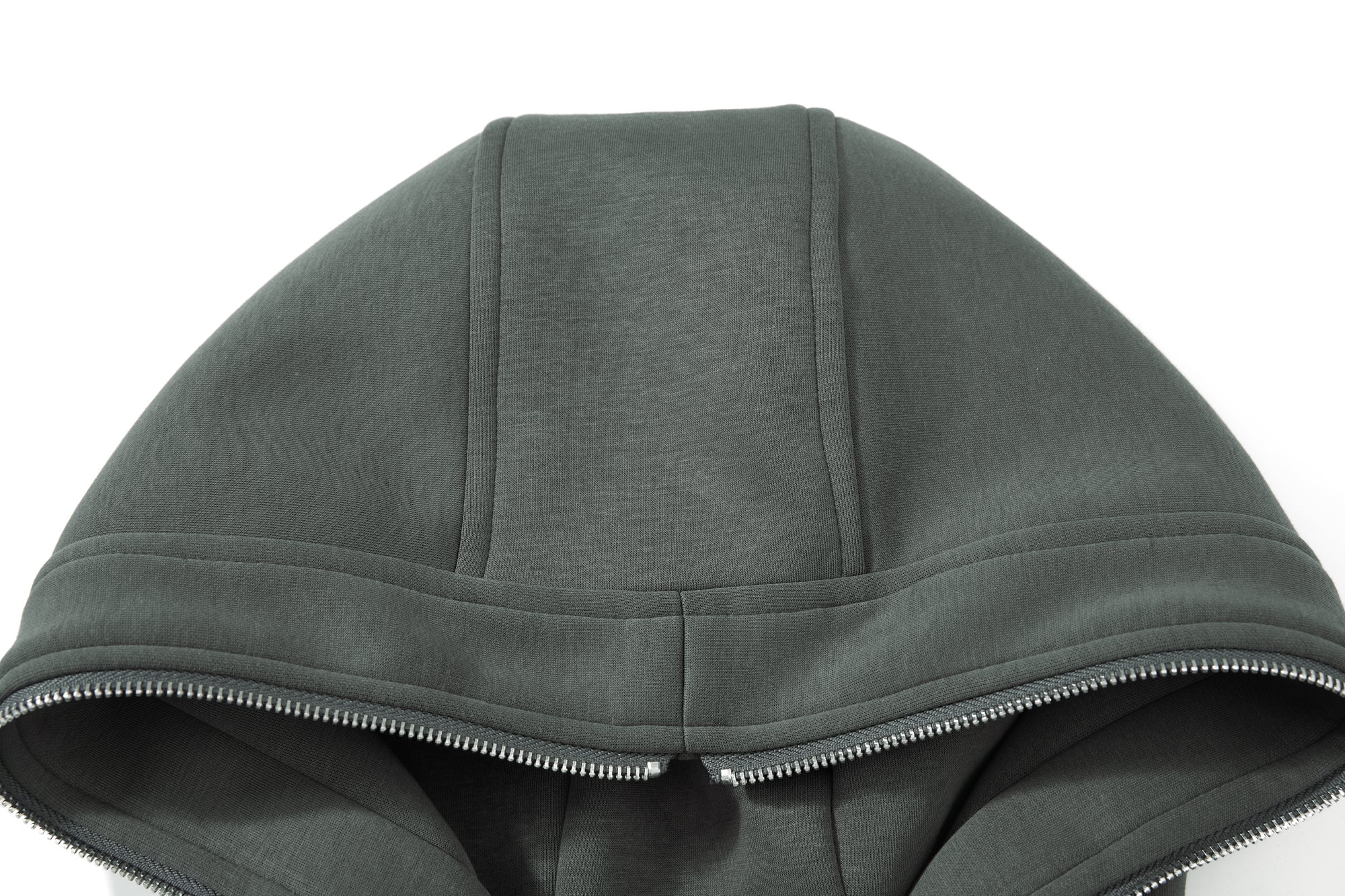 Gothic Line Art Zip-Up Hoodie | Dark Streetwear Cotton