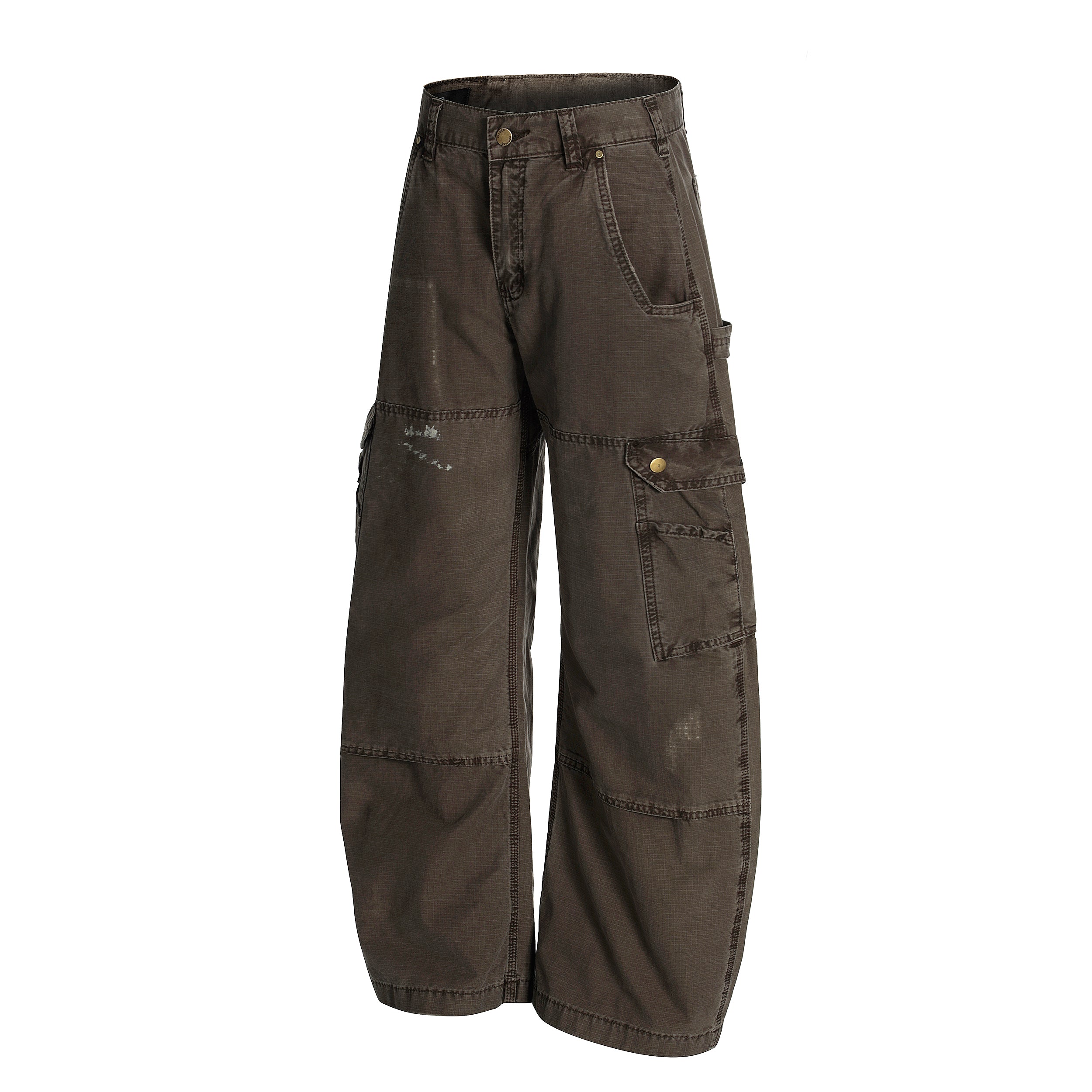 Omirad Distressed Cargo Pants | Wide-Leg Utility Streetwear