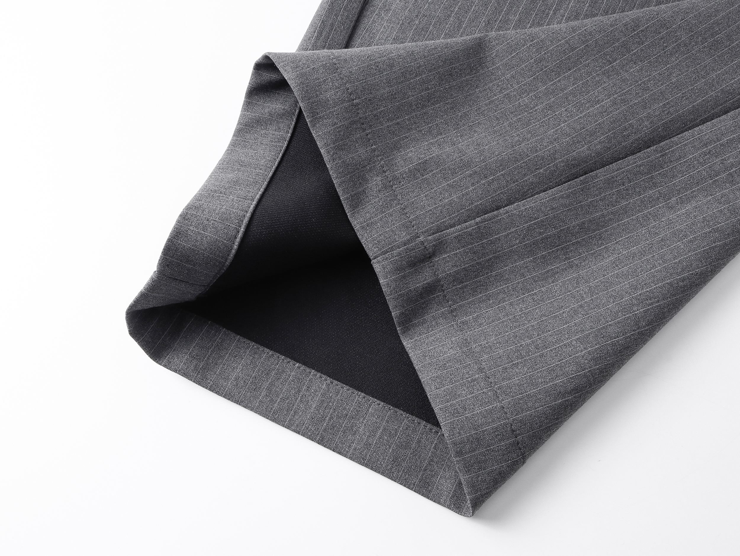 Pinstripe Wrap Wide-Leg Trousers | Avant-Garde Tailored Pants