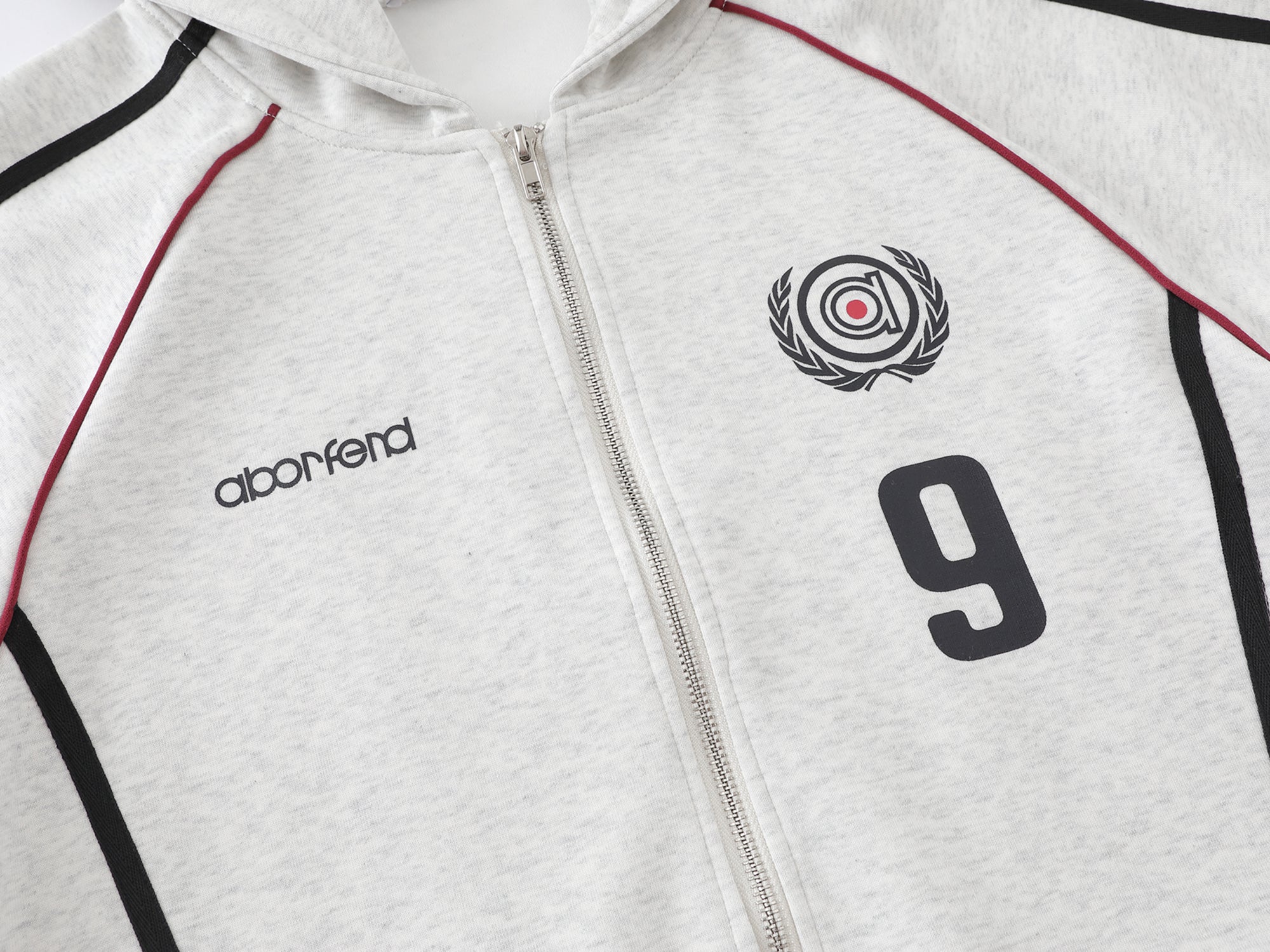 Omirad Retro Track Zip Hoodie | Streetwear Athletic Hoodie