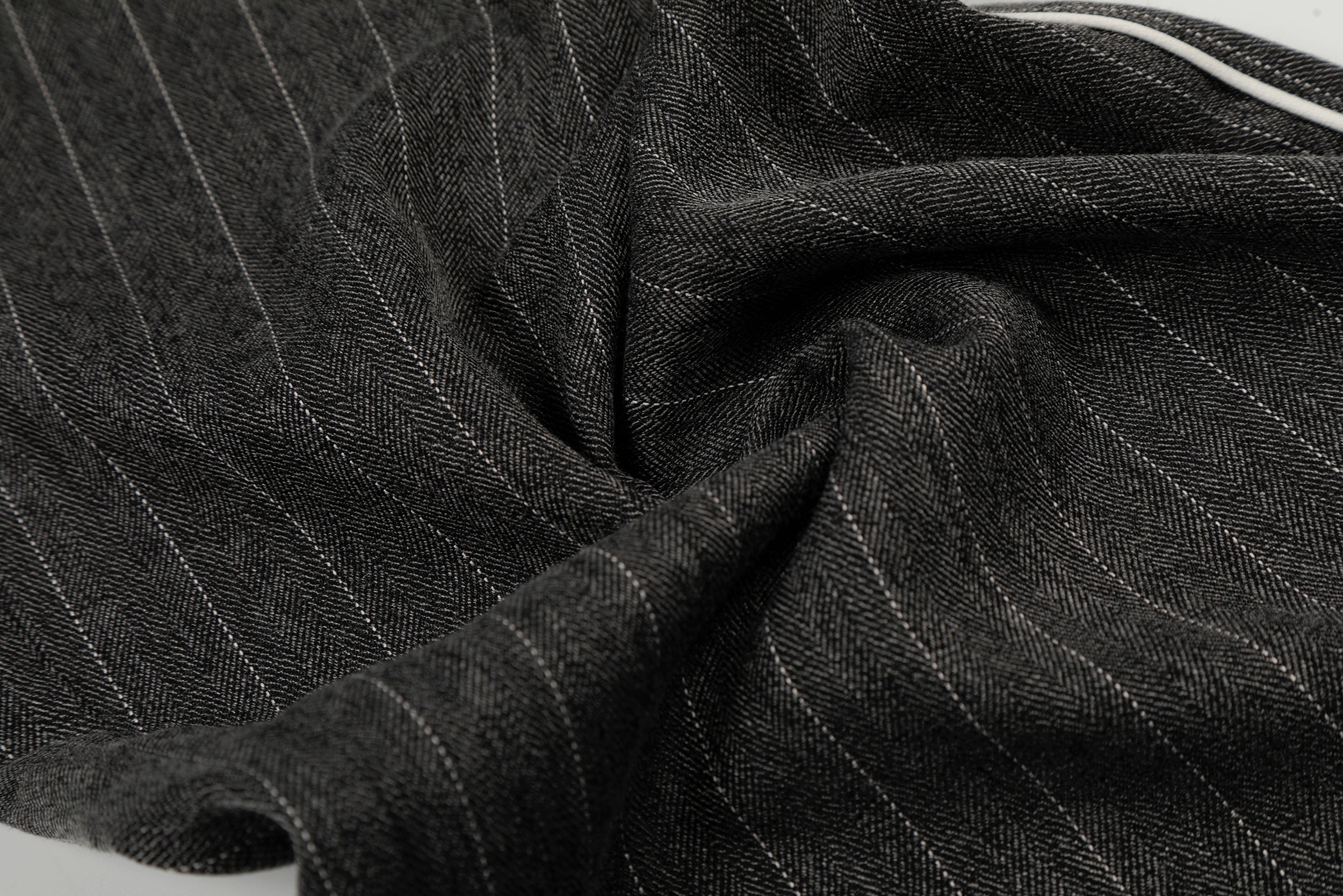 Omirad Pinstripe Wide-Leg Track Pants | Relaxed Fit