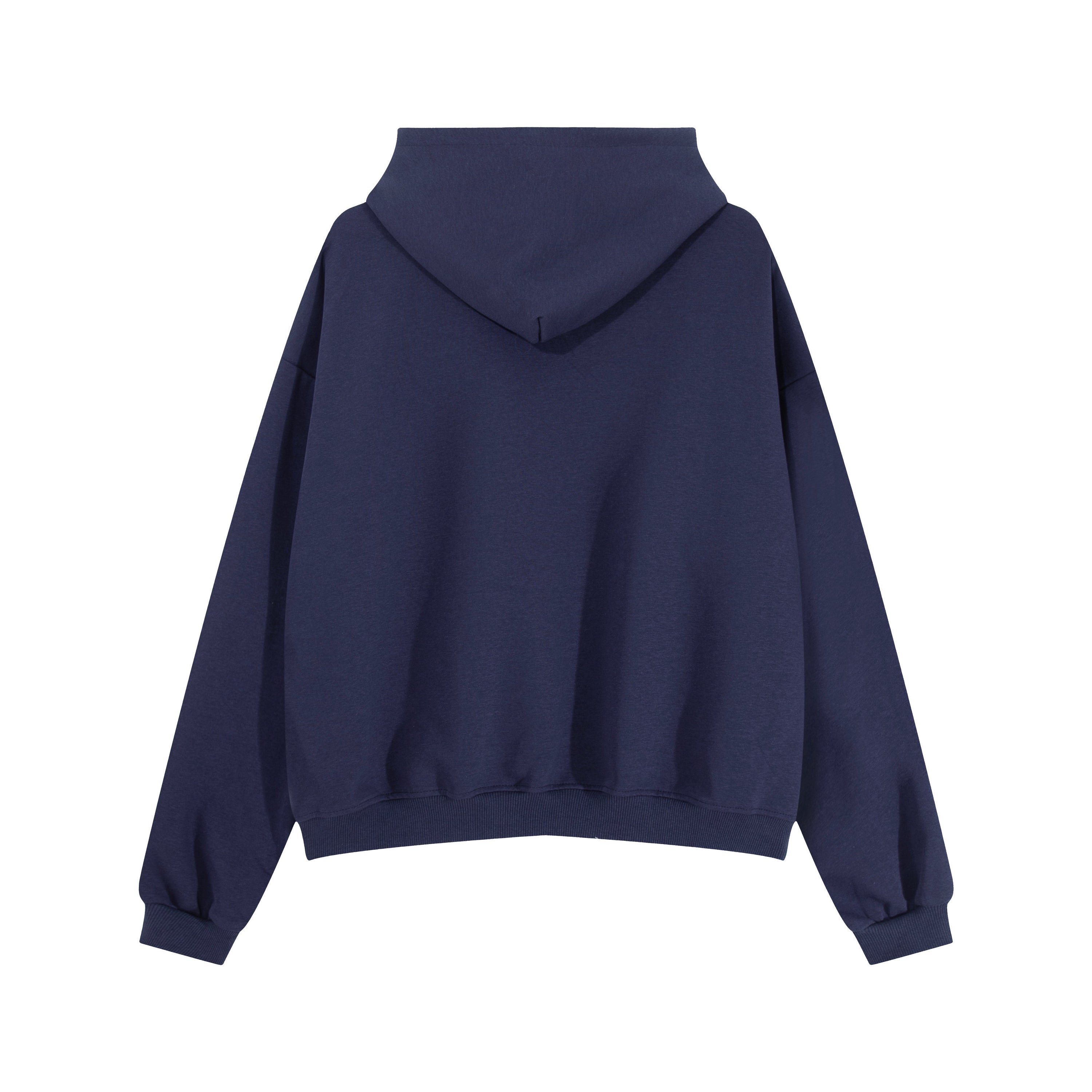 Omirad Horse Emblem Hoodie | Navy Streetwear Pullover