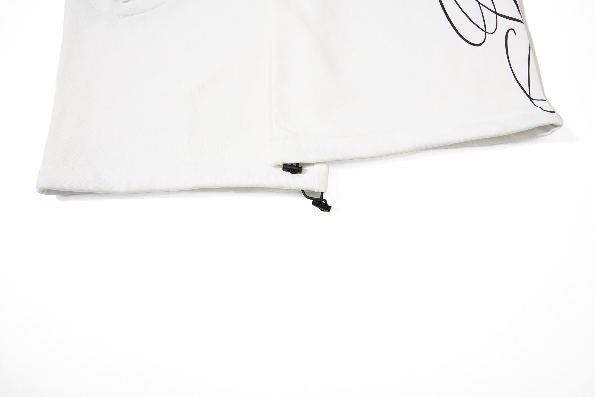 Distressed Wide-Leg Sweatpants with Contrast Waistband