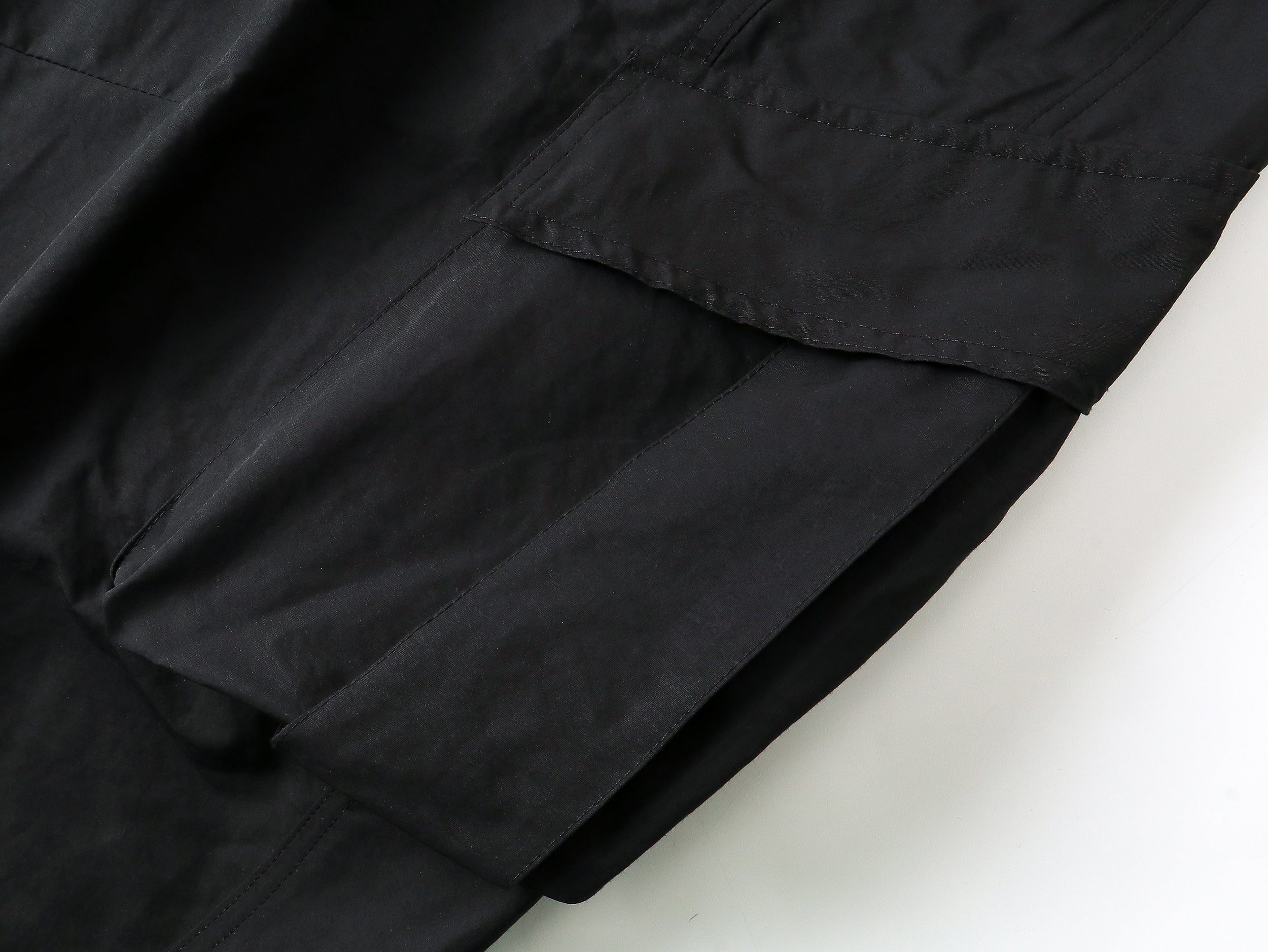 Wide-Leg Utility Cargo Pants | Drawstring Waist & Toggle Hem