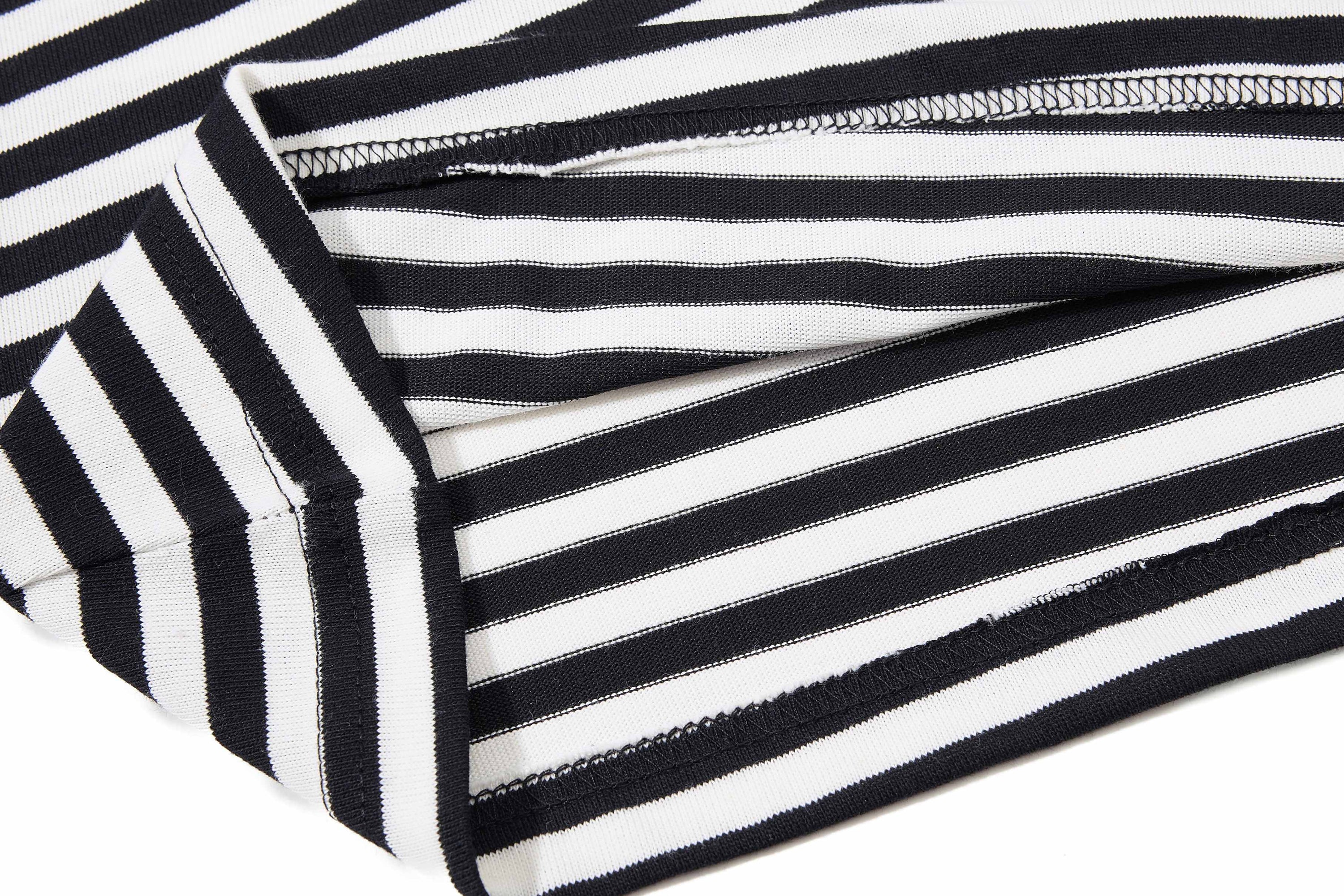 Omirad Rhinestone Stripe Tee | Gothic Script Streetwear