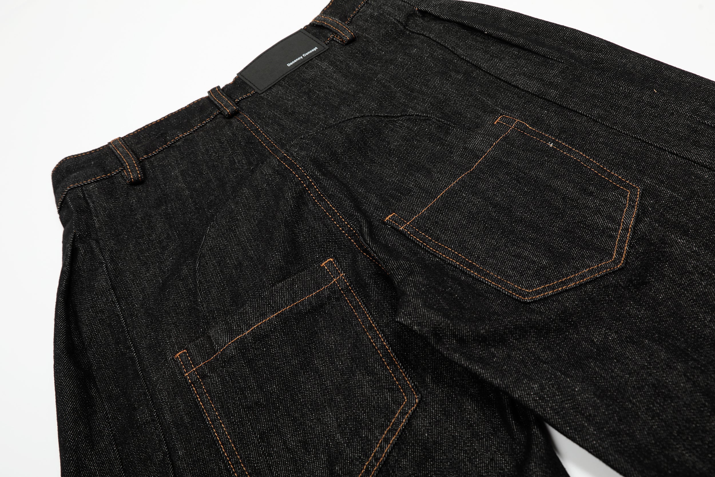 Omirad Wide-Leg Balloon Denim Jeans | Raw Black