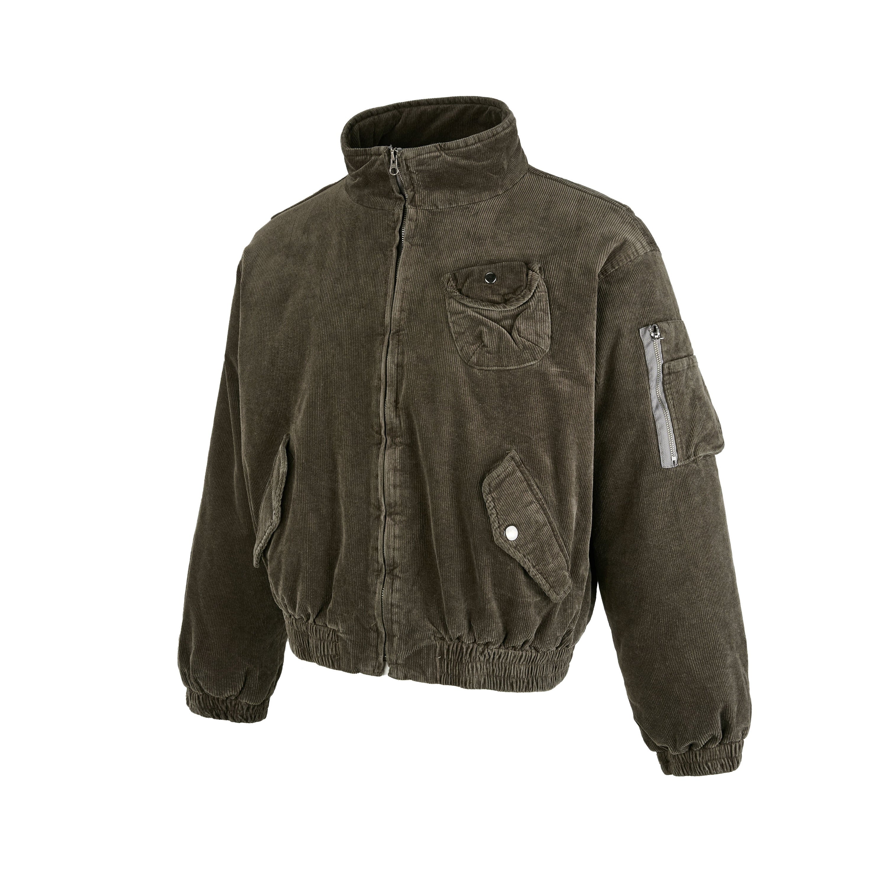 Omirad Corduroy Utility Bomber Jacket | Streetwear