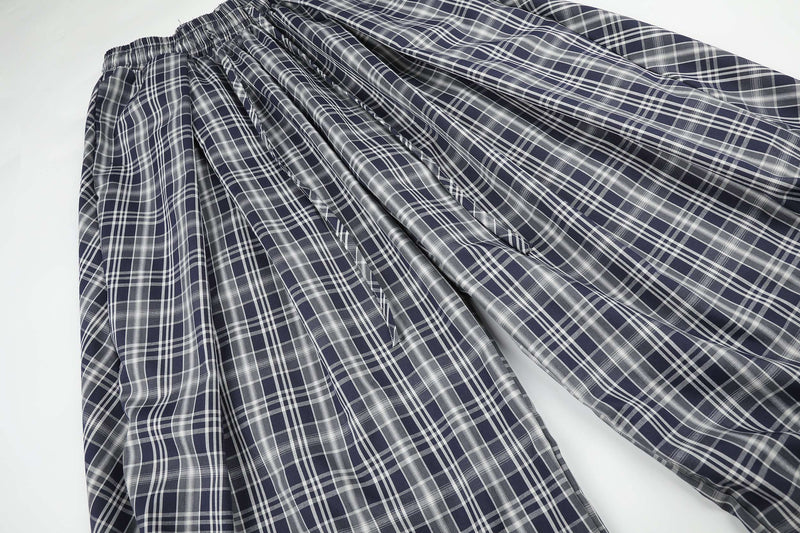 Omirad Plaid Balloon Wide-Leg Pants | Y2K Streetwear