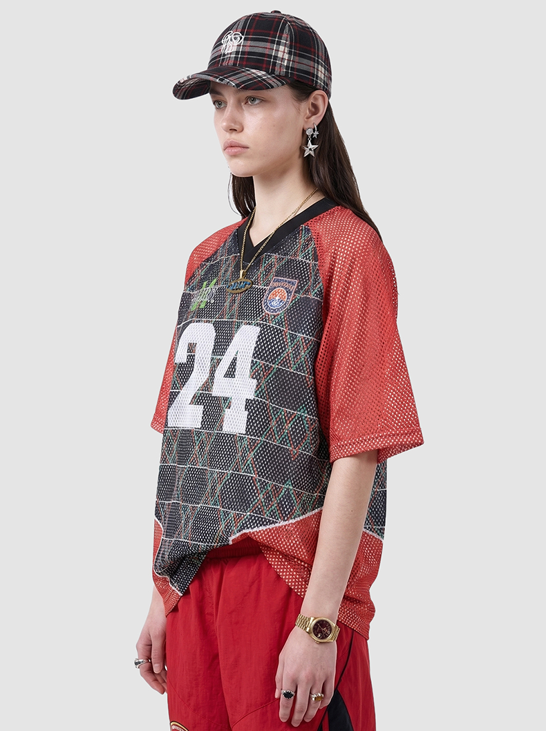 Omirad Varsity 24 Mesh Jersey T-Shirt | Color Block Streetwear