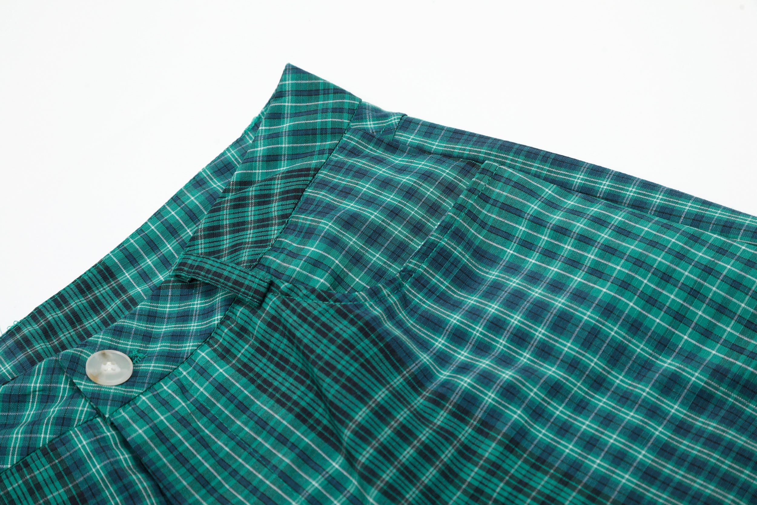 Omirad Plaid Wide-Leg Shorts | Streetwear Checkered Shorts