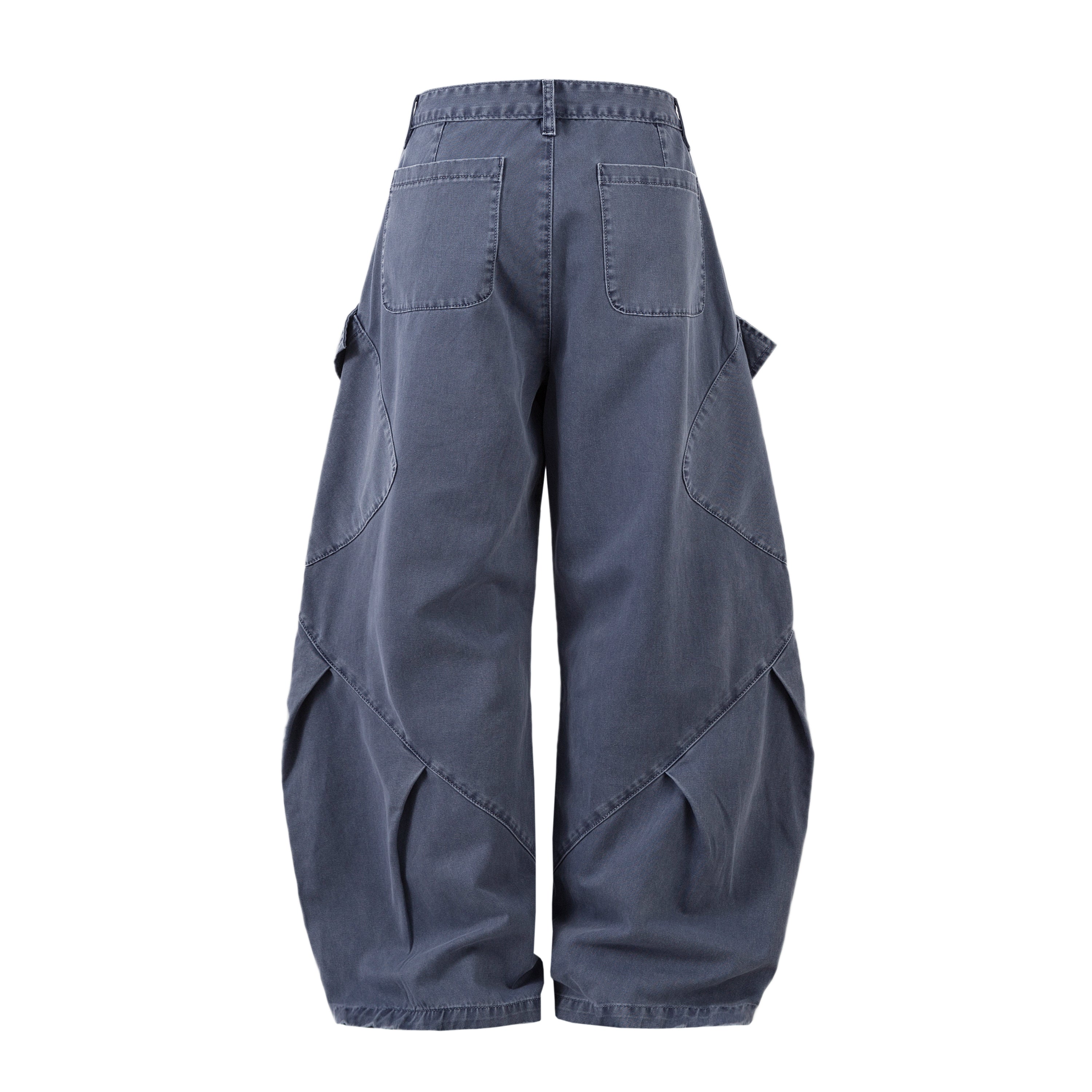 Omirad Curved-Cut Barrel Denim Pants | 100% Cotton Streetwear