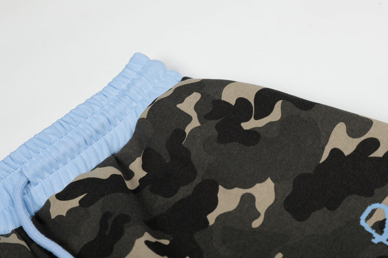 Omirad Graphic Camo Wide-Leg Sweatpants | Street Style
