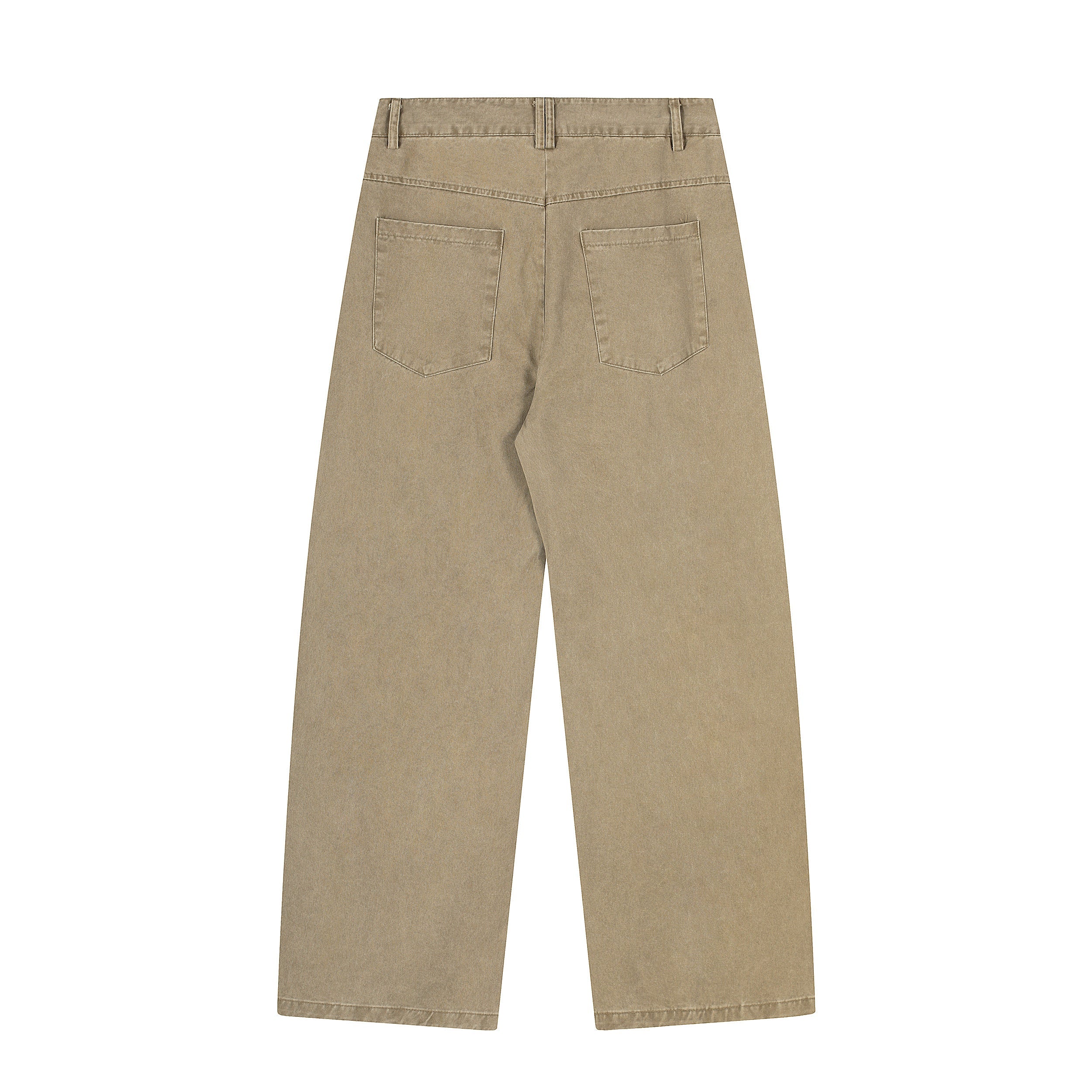 Omirad Text-Print Vintage Wide-Leg Pants | 100% Cotton