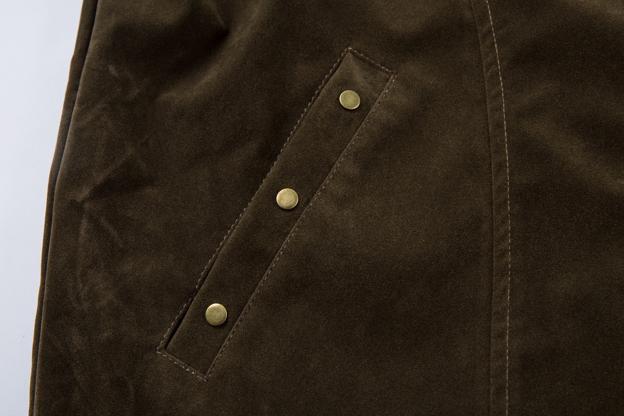 Suede-Texture Arc Panel Zip Jacket | Streetwear Outerwear