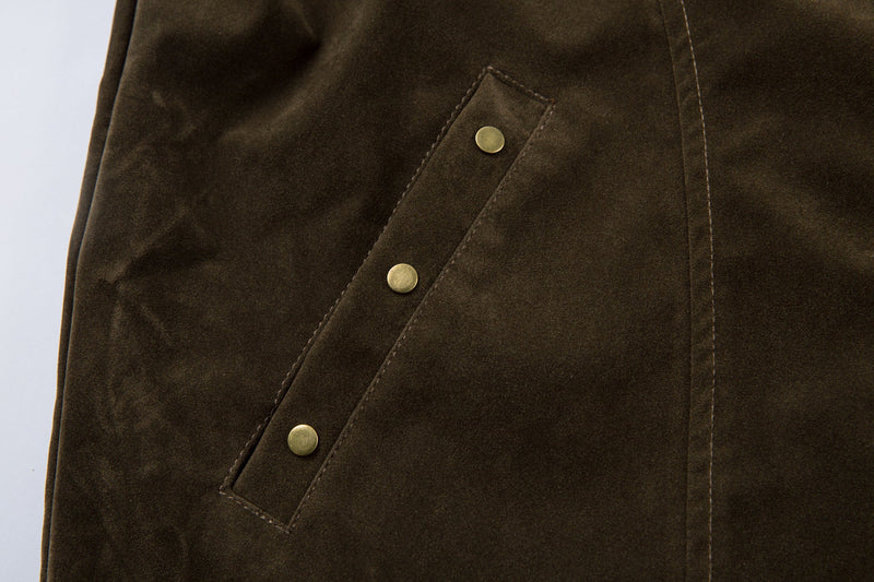 Suede-Texture Arc Panel Zip Jacket | Streetwear Outerwear