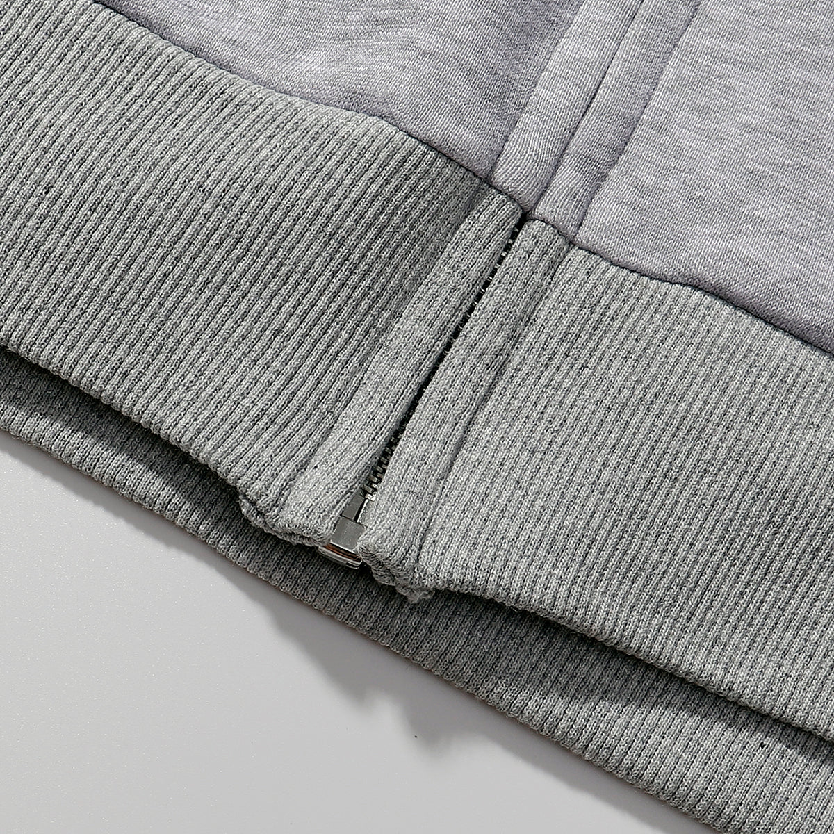 Omirad Studded Arc Zip Hoodie | Metal Stud Detail Streetwear