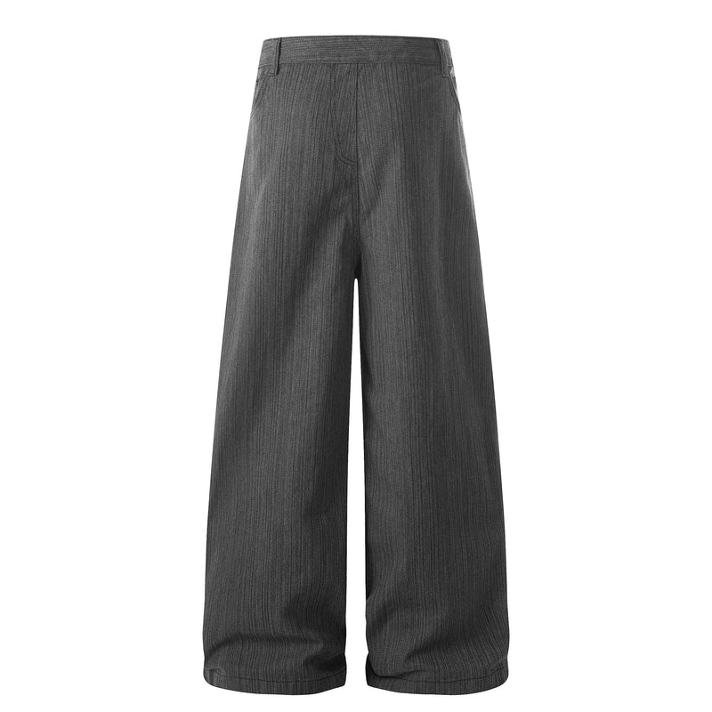Omirad Textured Wide-Leg Utility Pants | Streetwear