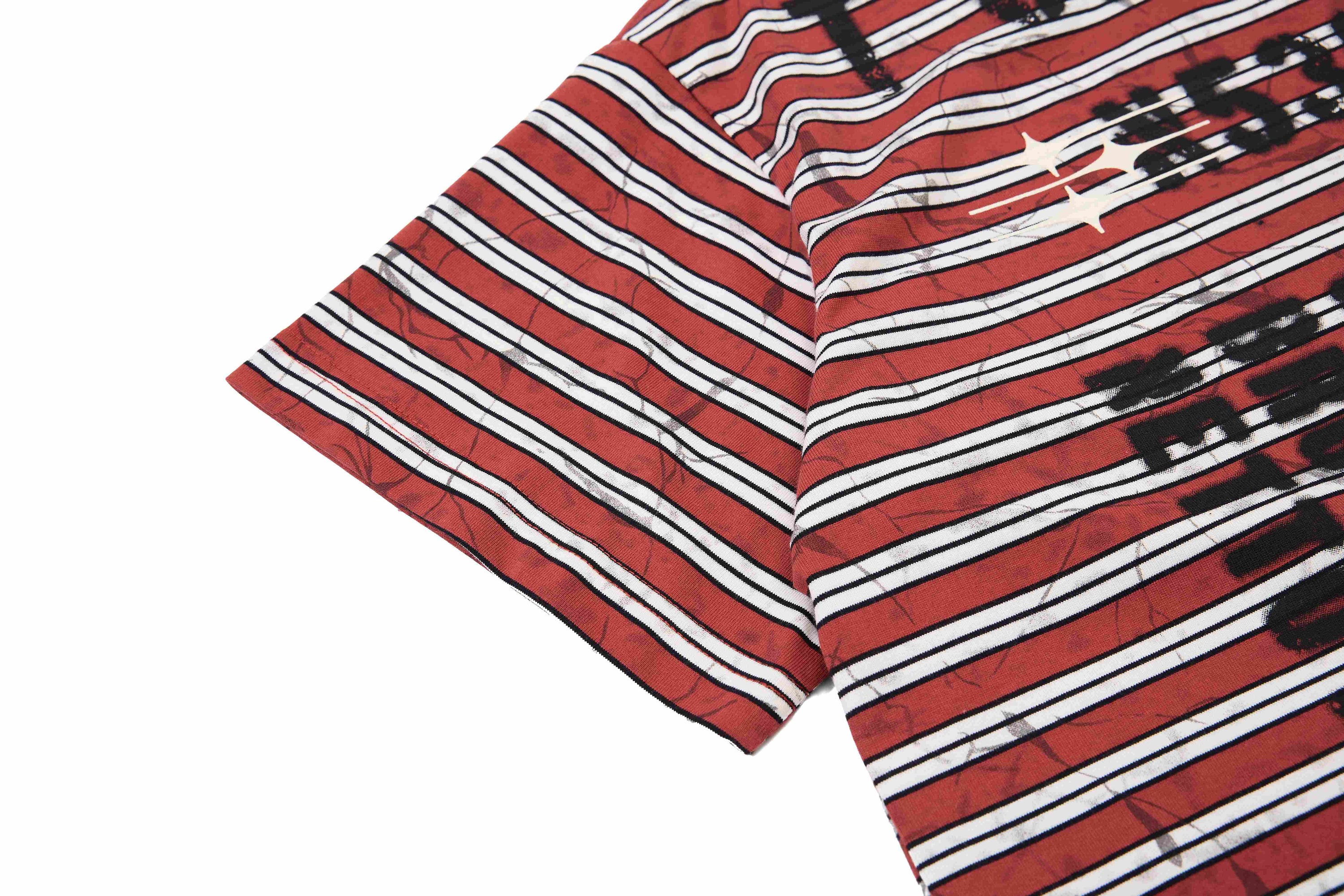 Omirad Graffiti Stripe Chaos Tee | Streetwear Cotton T-Shirt