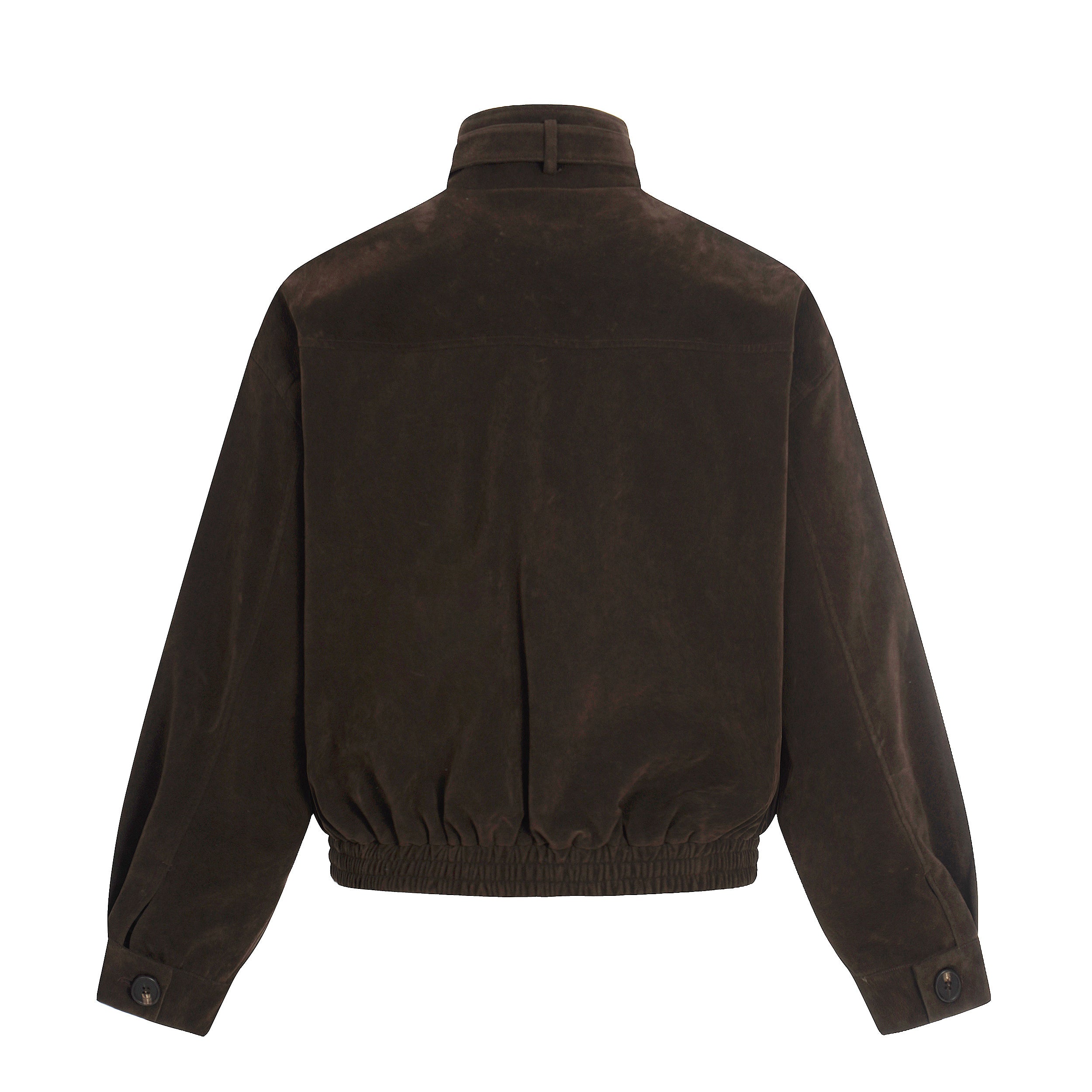 Omirad Utility Bomber Jacket | Stand Collar & Gold Hardware