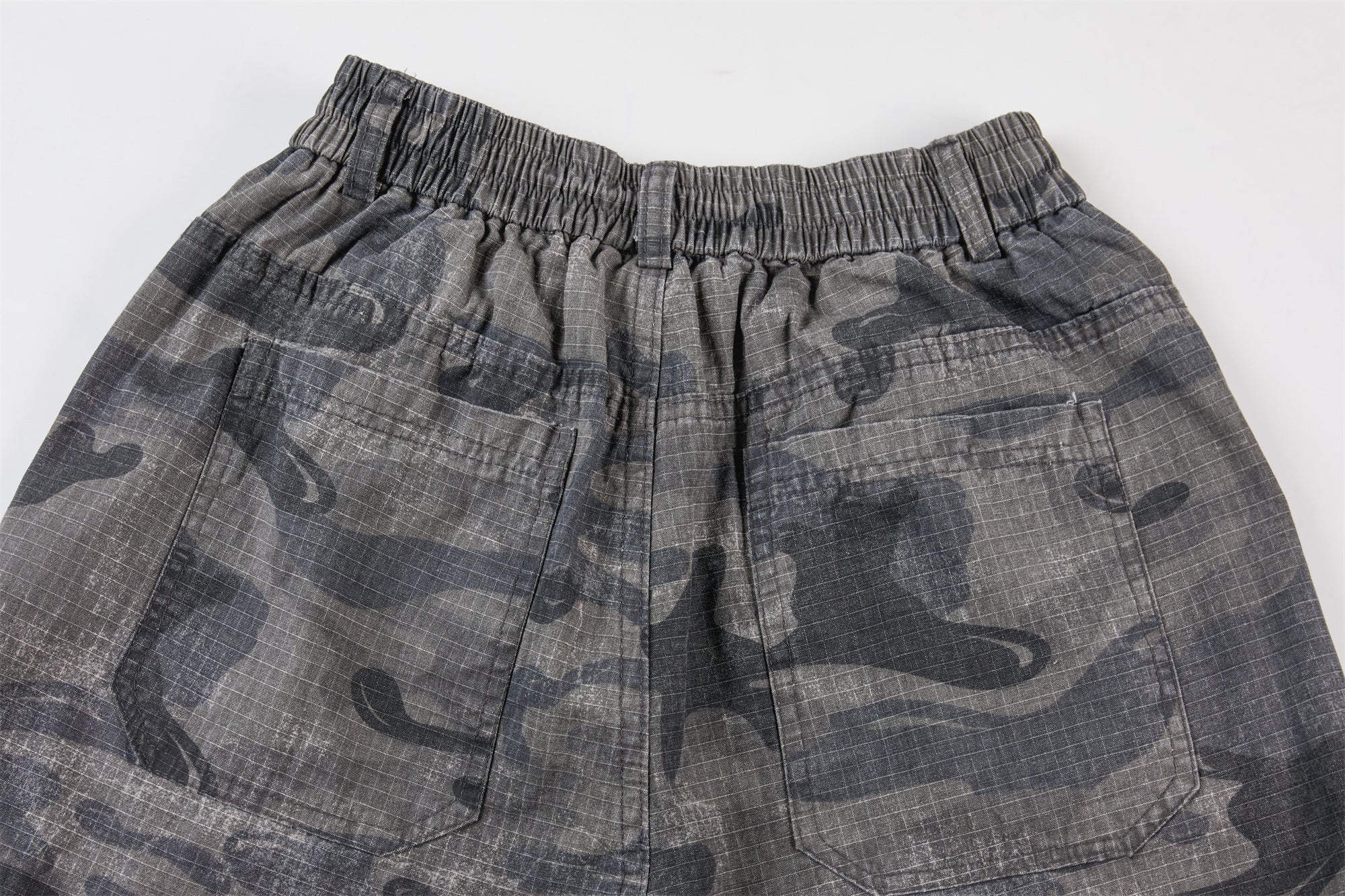 Omirad Dark Camo Wide-Leg Pants | Streetwear Utility Trousers