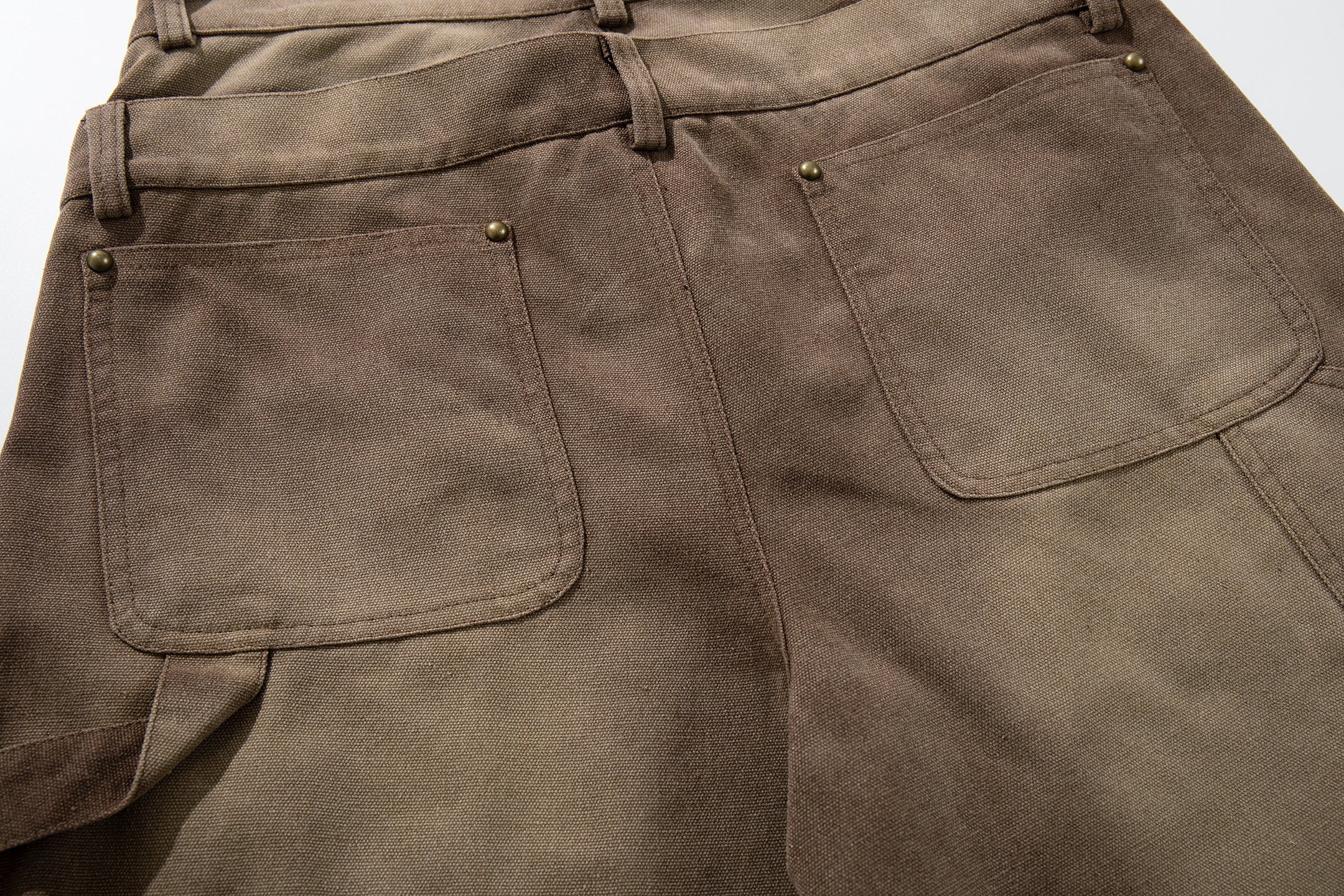 Omirad Vintage Utility Wide-Leg Carpenter Pants | 100% Cotton