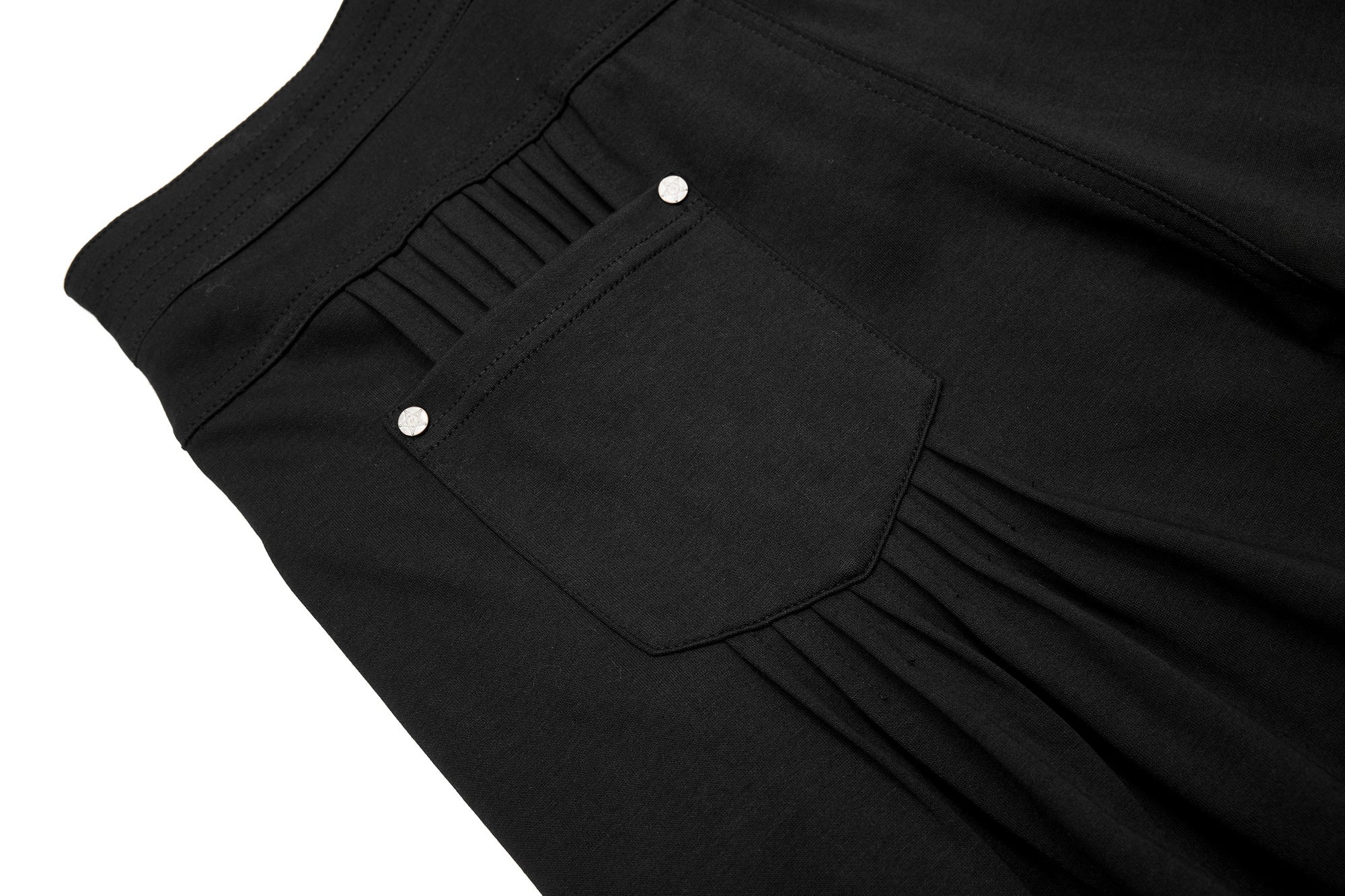 Omirad Flow Wide-Leg Pants | Oversized Draped Cotton Trousers
