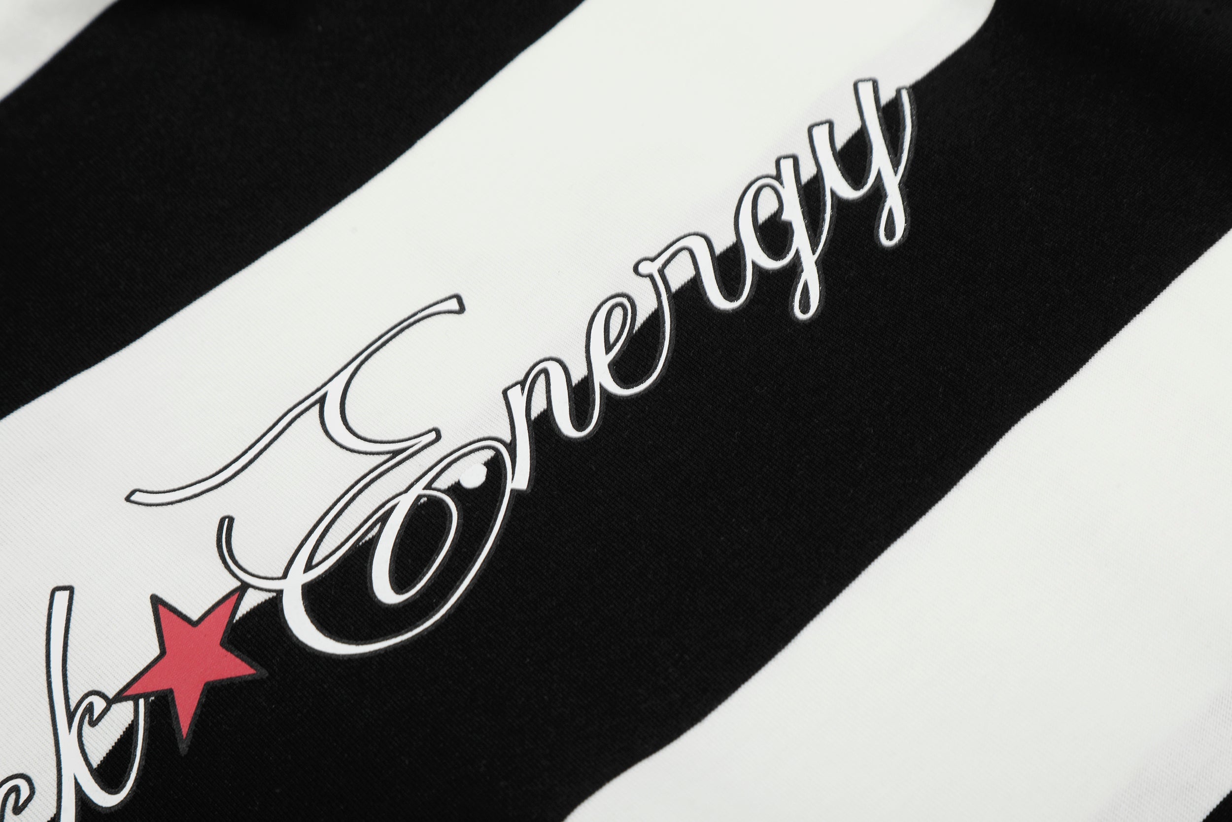 Omirad Rugby Stripe Graphic Polo Shirt | Black & White
