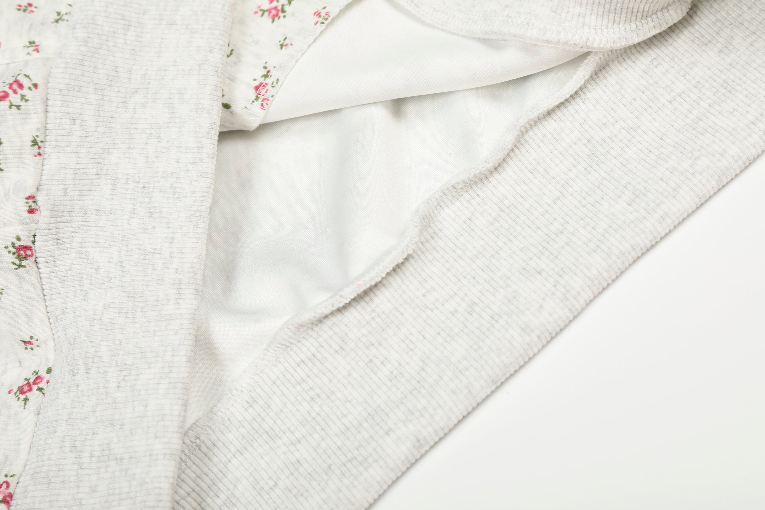 Floral Balaclava Zip Hoodie | Streetwear Cropped Hoodie