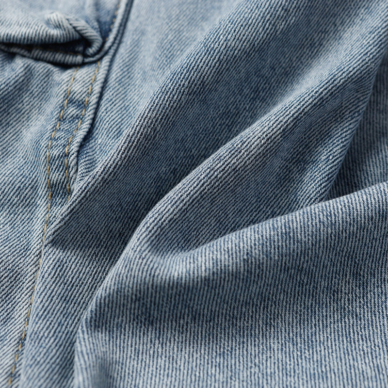 Distressed Multi-Pocket Cargo Denim Pants | Streetwear