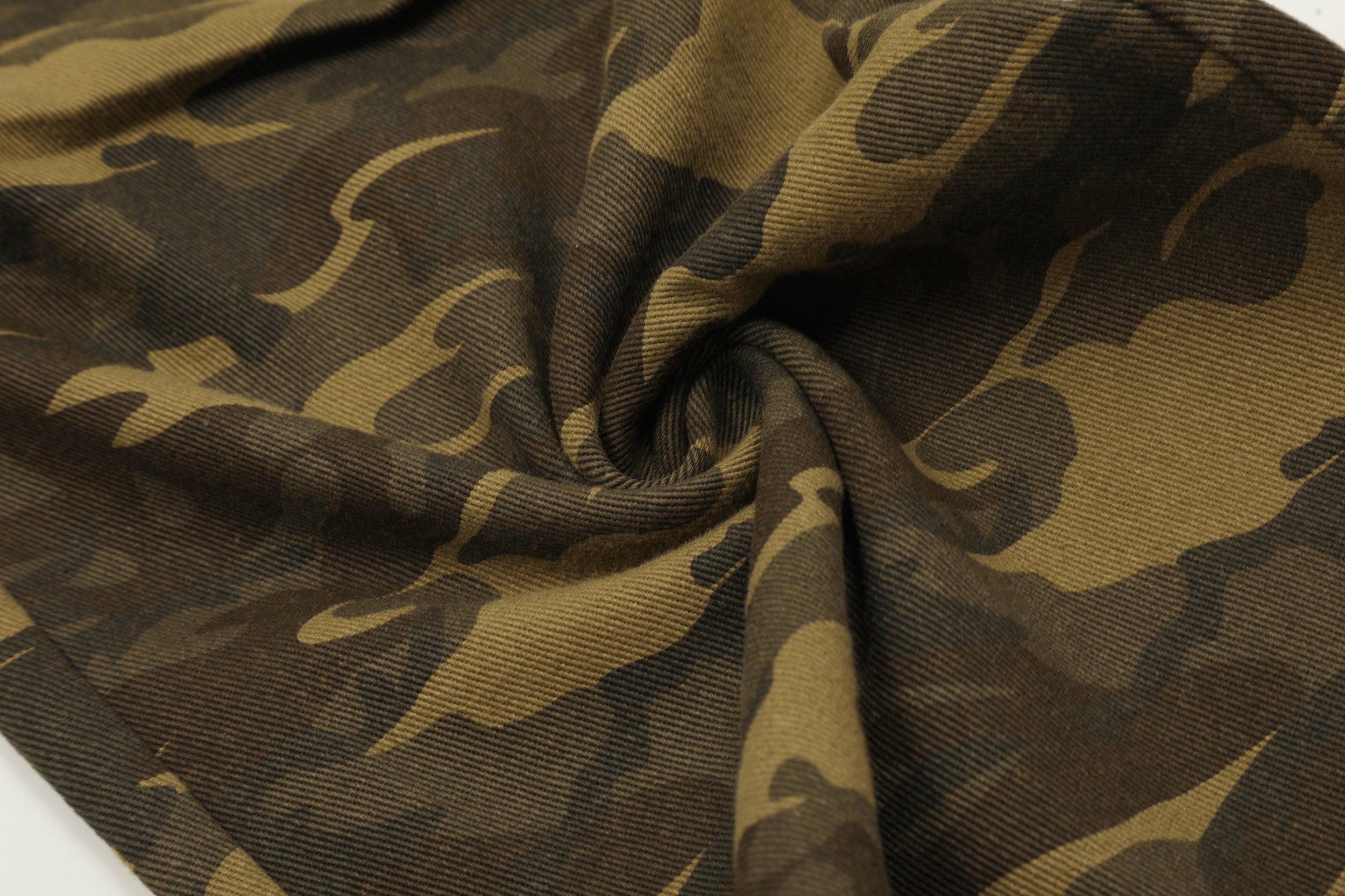 Omirad Washed Camo Wide-Leg Pants | 100% Cotton Streetwear
