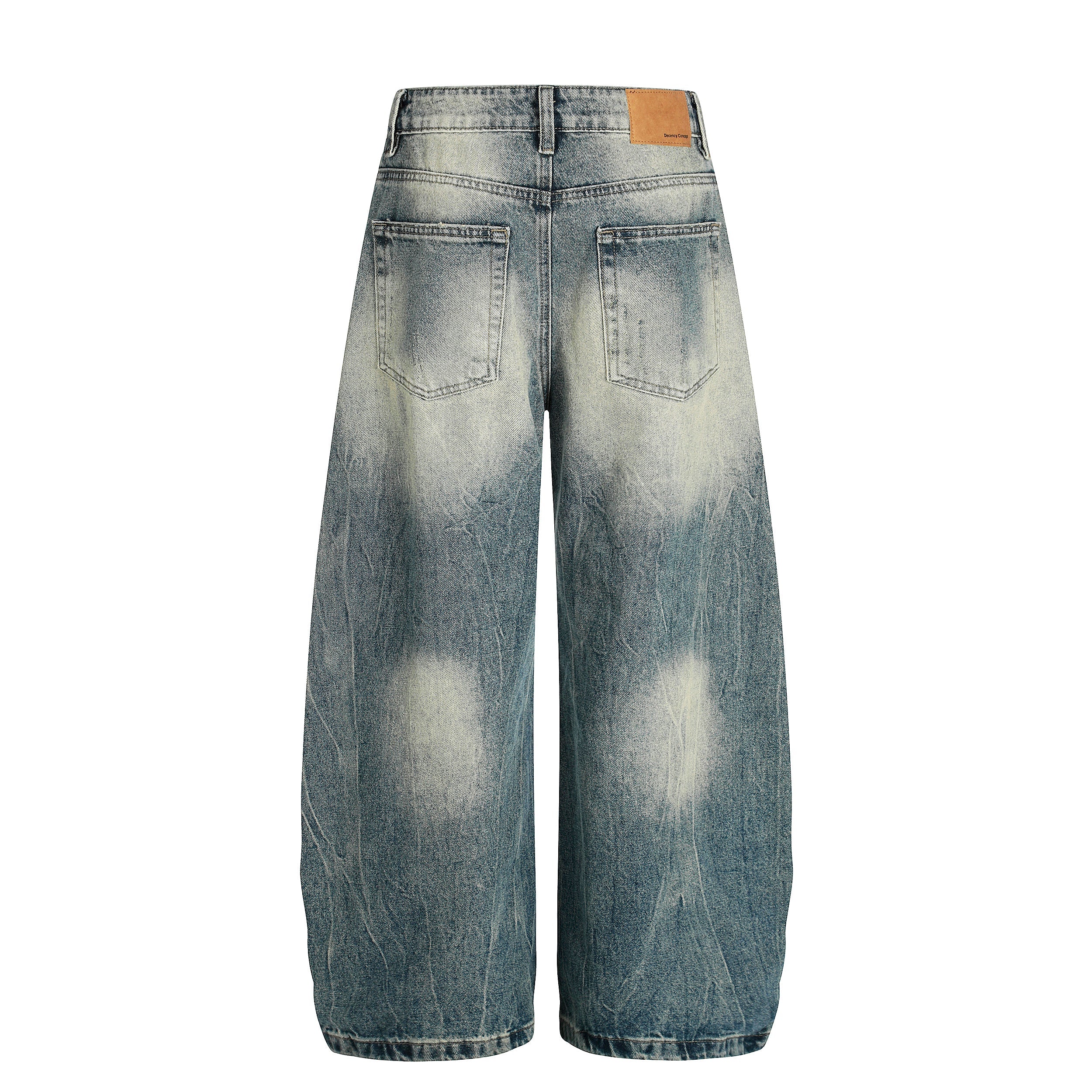 Omirad Vintage Fade Wide-Leg Jeans | Oversized Streetwear Denim
