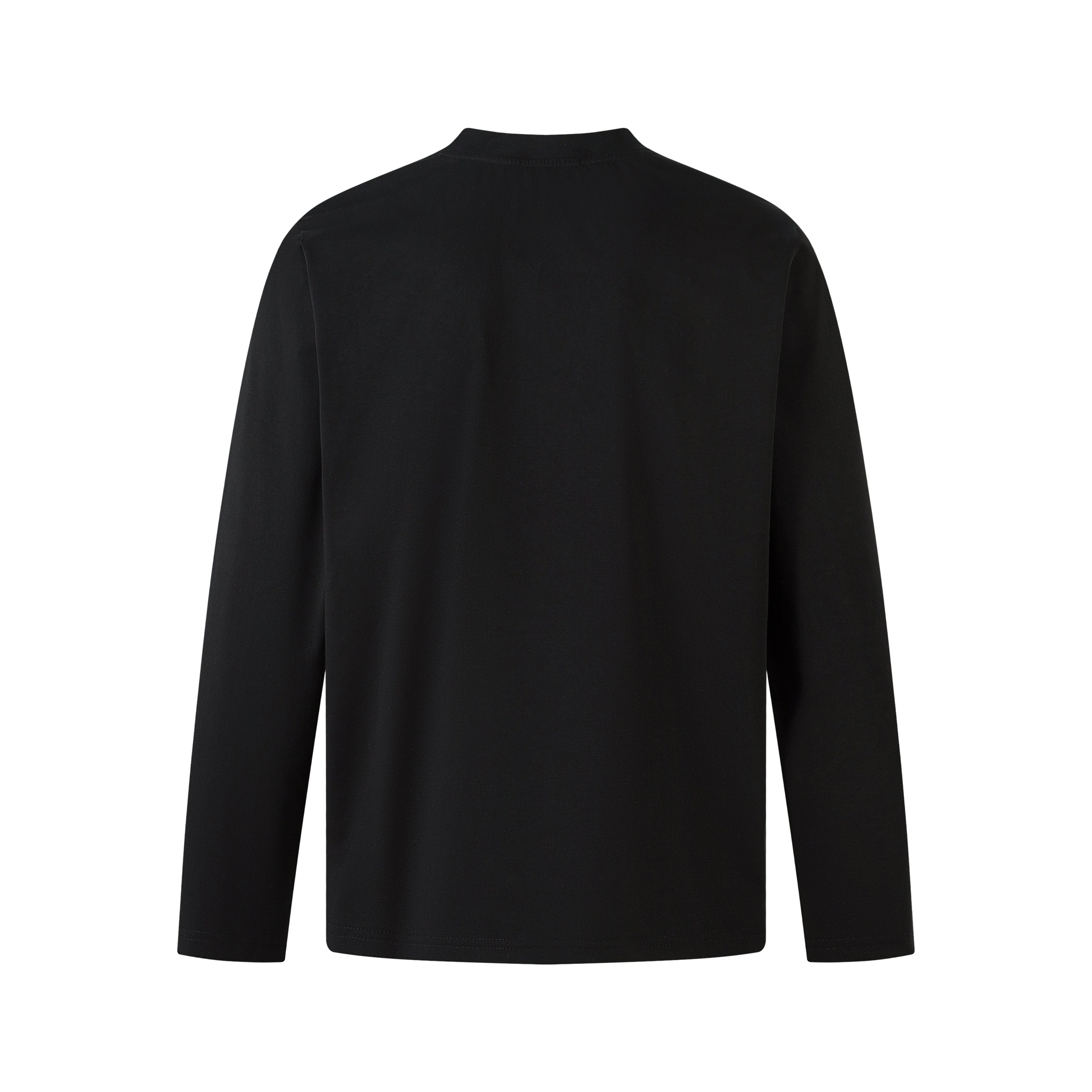 Omirad Structured Panel Long Sleeve Tee | Metal Ring Detail
