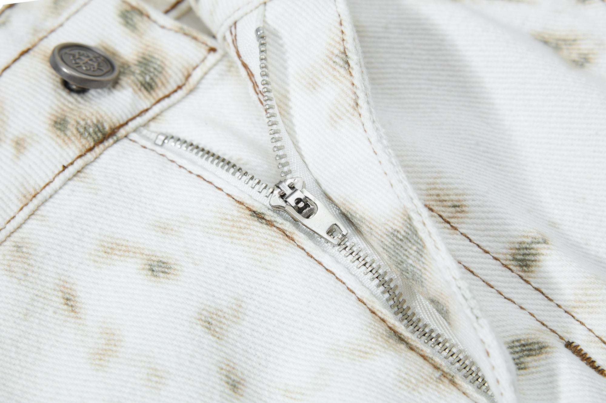 Omirad Vintage Splatter Barrel Jeans | Wide Leg Denim