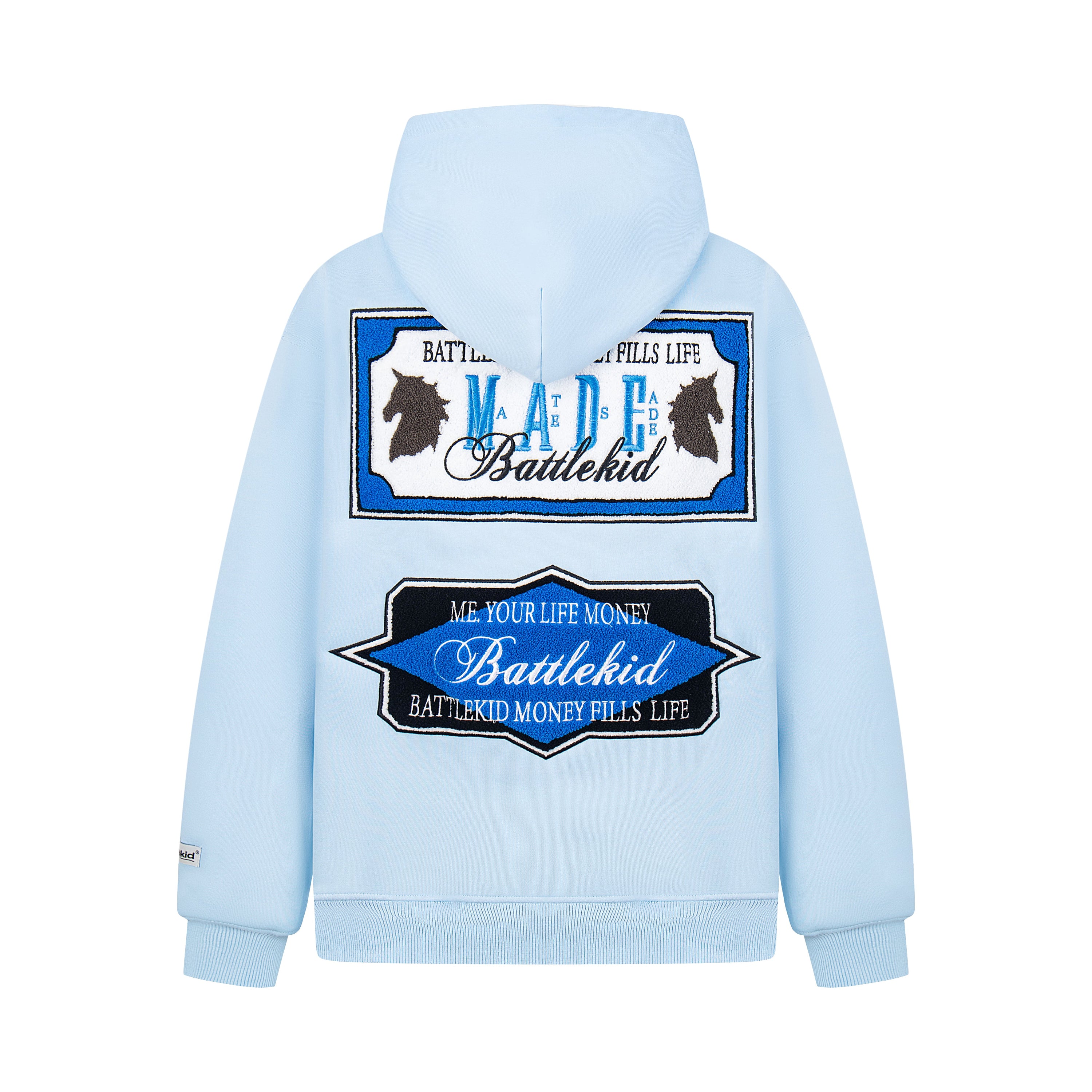 Battlekid MADE Embroidered Badge Logo Hoodie | Streetwear