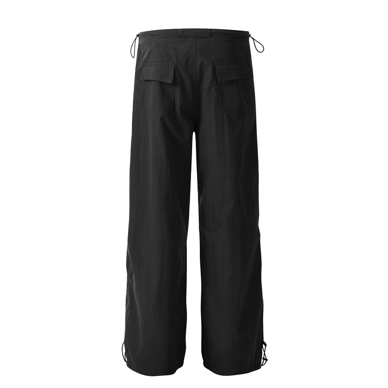 Omirad Tech Drawstring Utility Pants | Wide-Leg Parachute