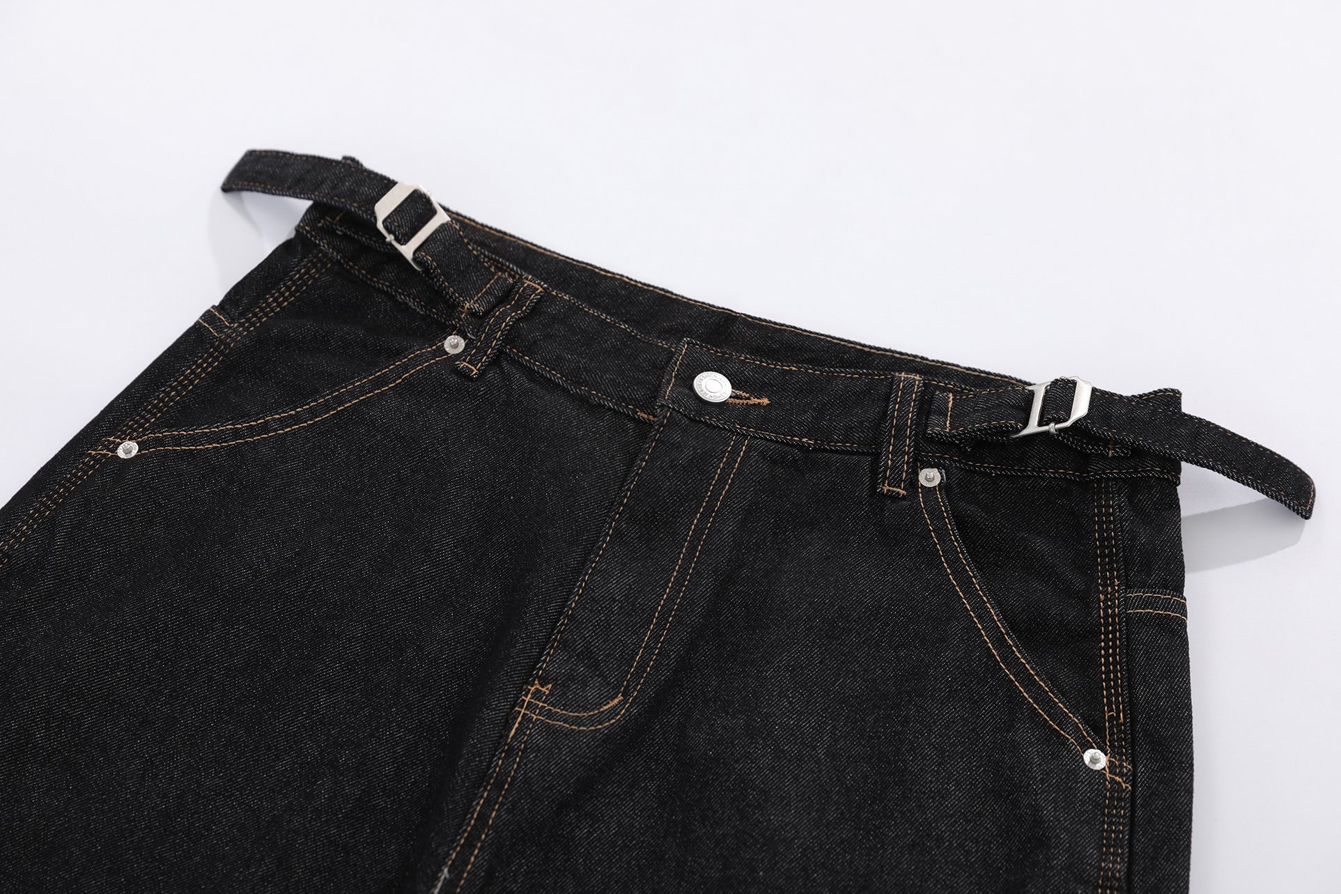 Omirad Raw Edge Denim Cargo Shorts | Wide-Leg Streetwear