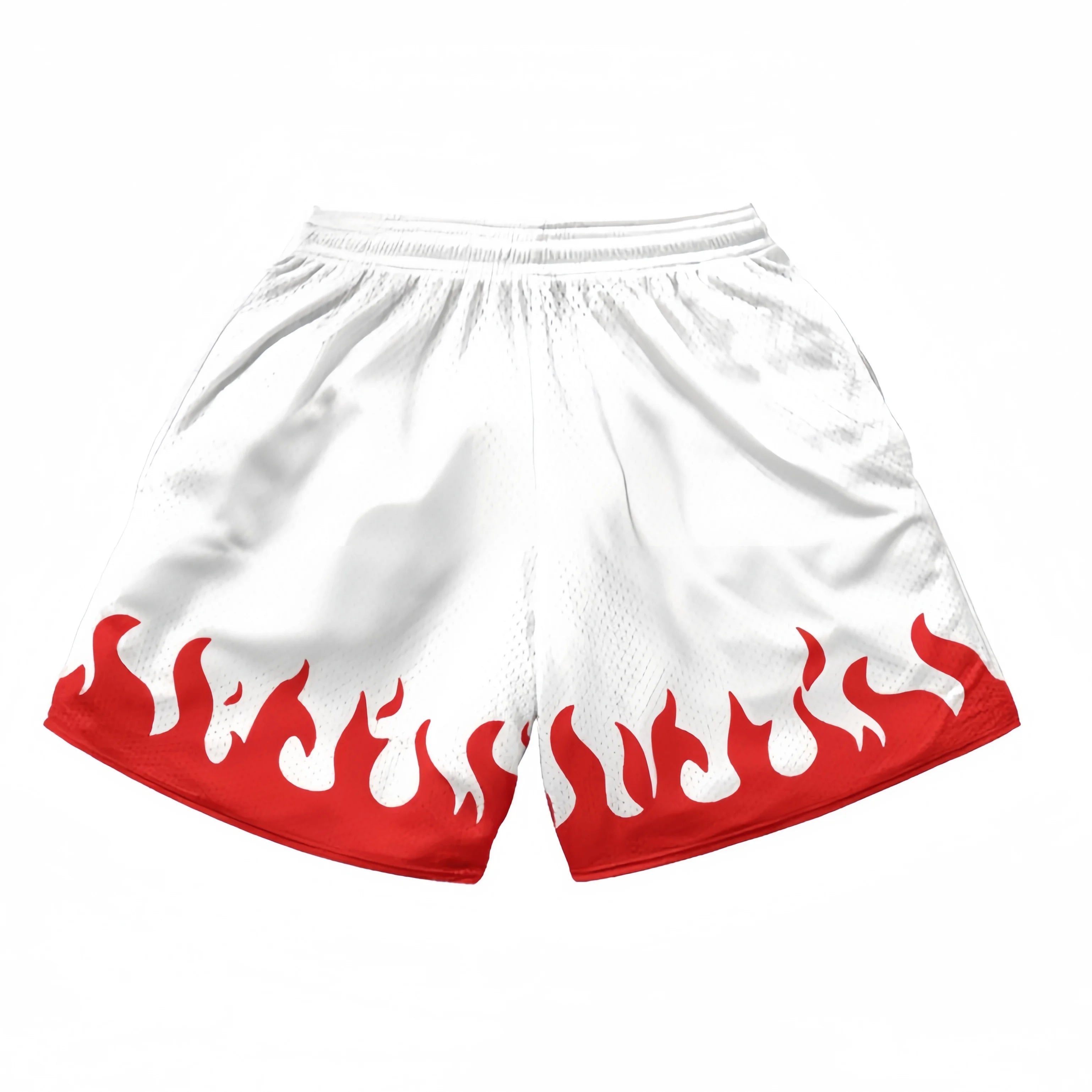 Naruto-Inspired Shorts – Fourth Hokage Flame Cloak Design