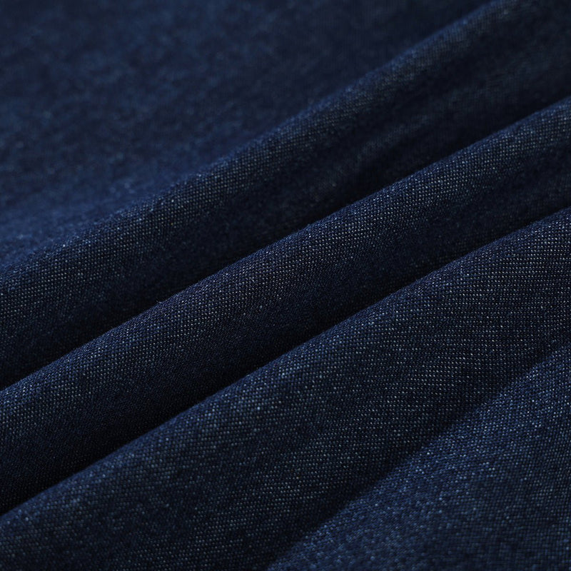 Dark Denim Chambray Shirt on Sale - Men's and Women's Short Sleeve Classic Style - Seakoff