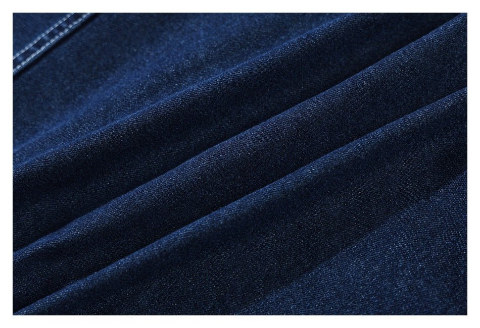 Dark Denim Chambray Work Shirt on Sale - Men's and Women's Short Sleeve Vintage Style - Seakoff