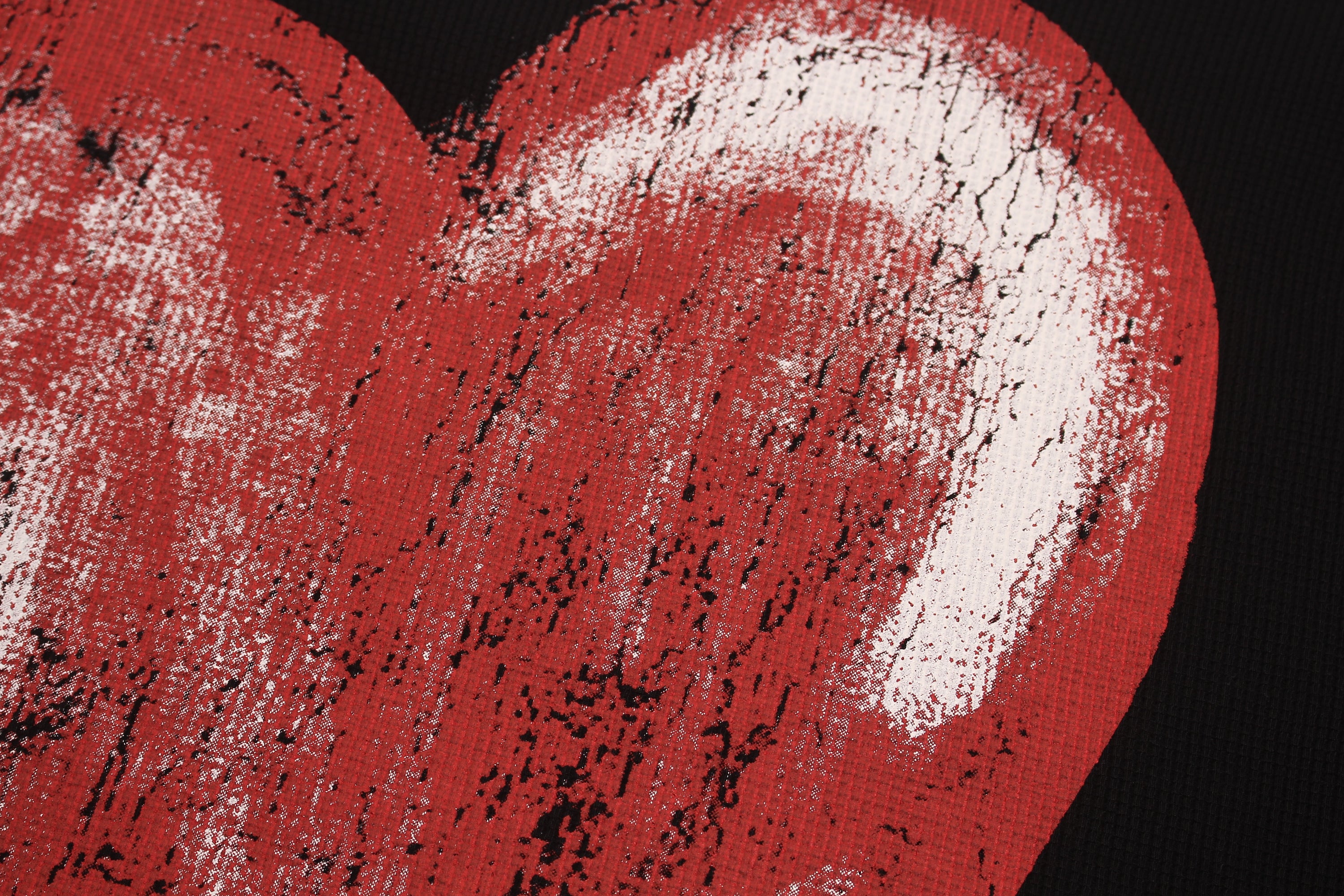 Melted Heart Ribcage Graphic Tee | Bold Streetwear T-Shirt
