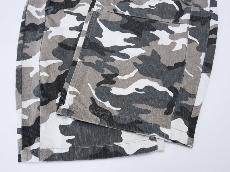 Omirad Camo Wide-Leg Patchwork Jeans | Oversized Balloon Fit