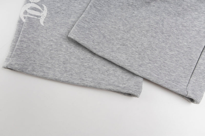 Gothic Wide-Leg Wave-Hem Sweatpants | Bold Streetwear