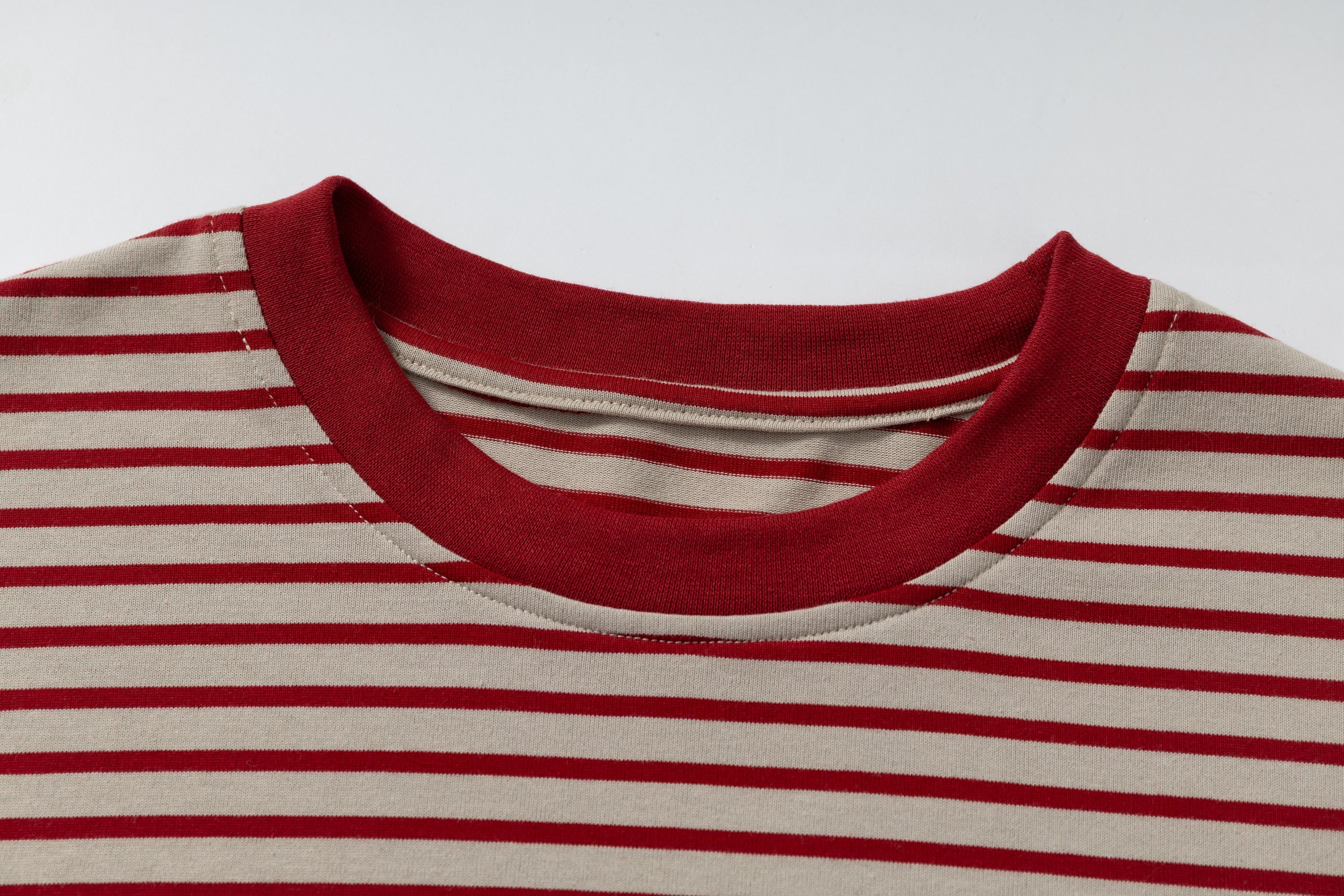 Color-Block Striped Long Sleeve Tee | Streetwear Cotton Top