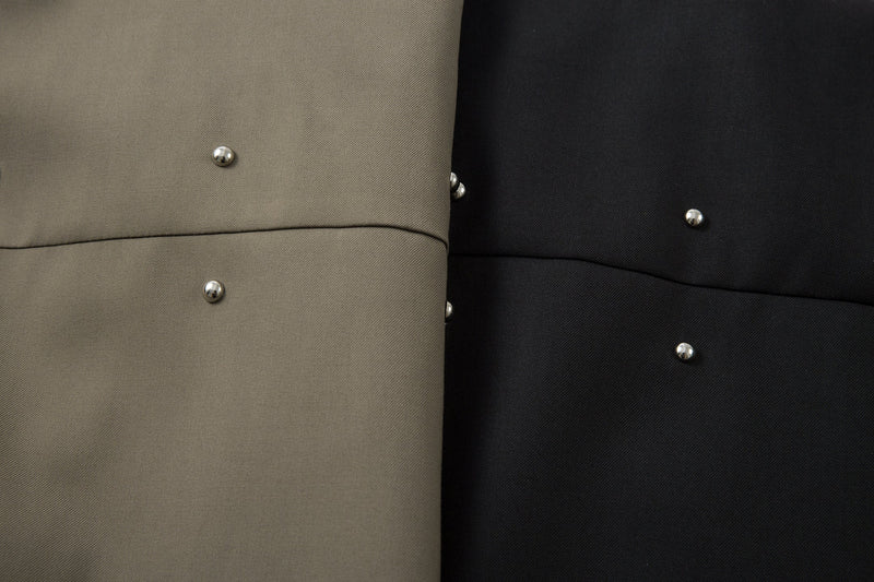 Omirad Barbed Graphic Jacket with Faux-Leather Collar