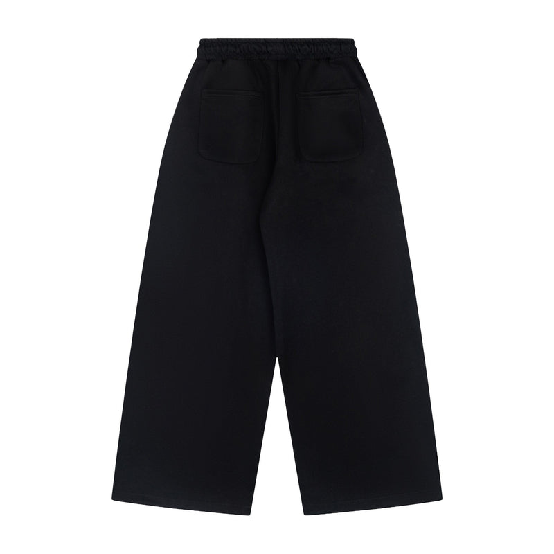 Script Logo Wide-Leg Sweatpants | Streetwear Joggers