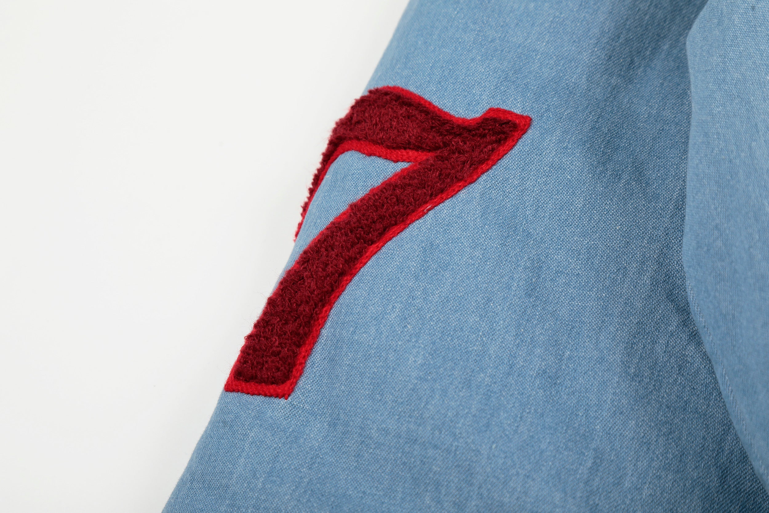 Omirad 97 Denim Varsity Hooded Jacket | Faux Fur Lined