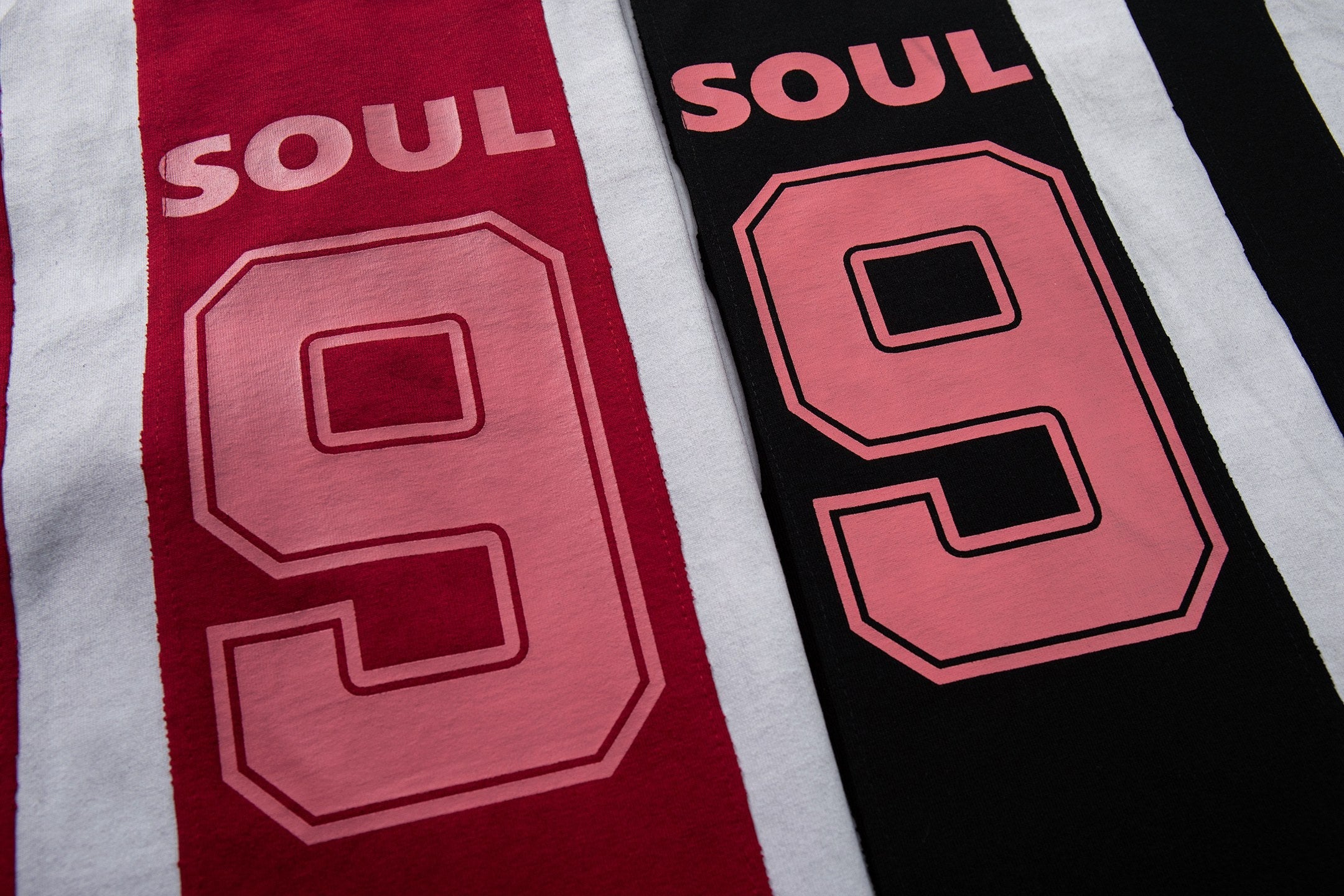 Omirad Fresh Soul Striped Football Jersey Tee | Streetwear